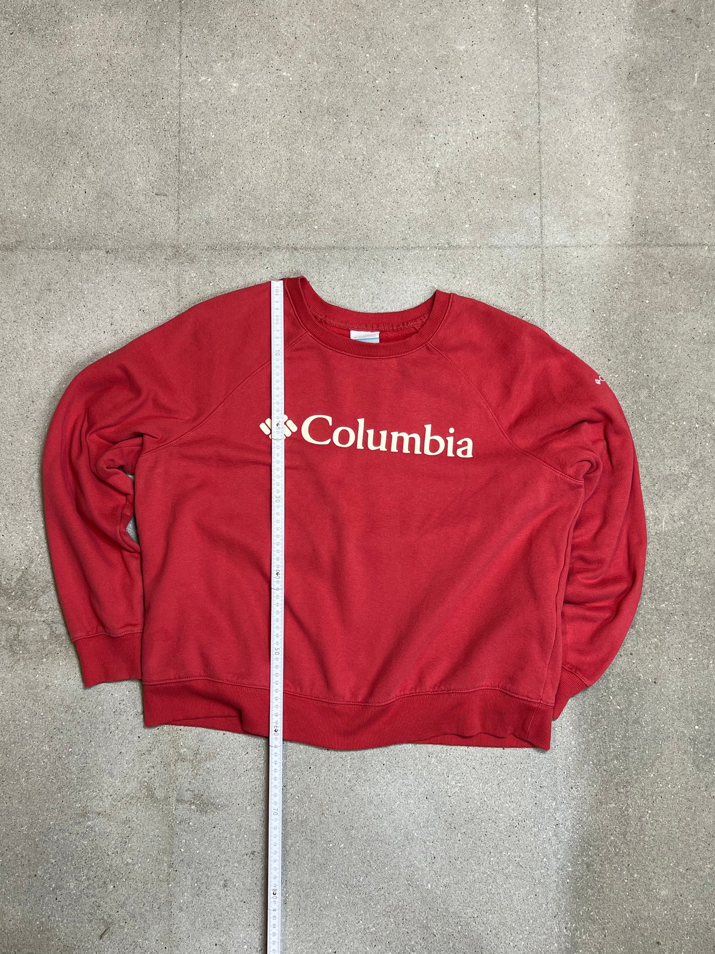 RASPBERRY VINTAGE COLUMBIA BOXY SWEATSHIRT (XLARGE)