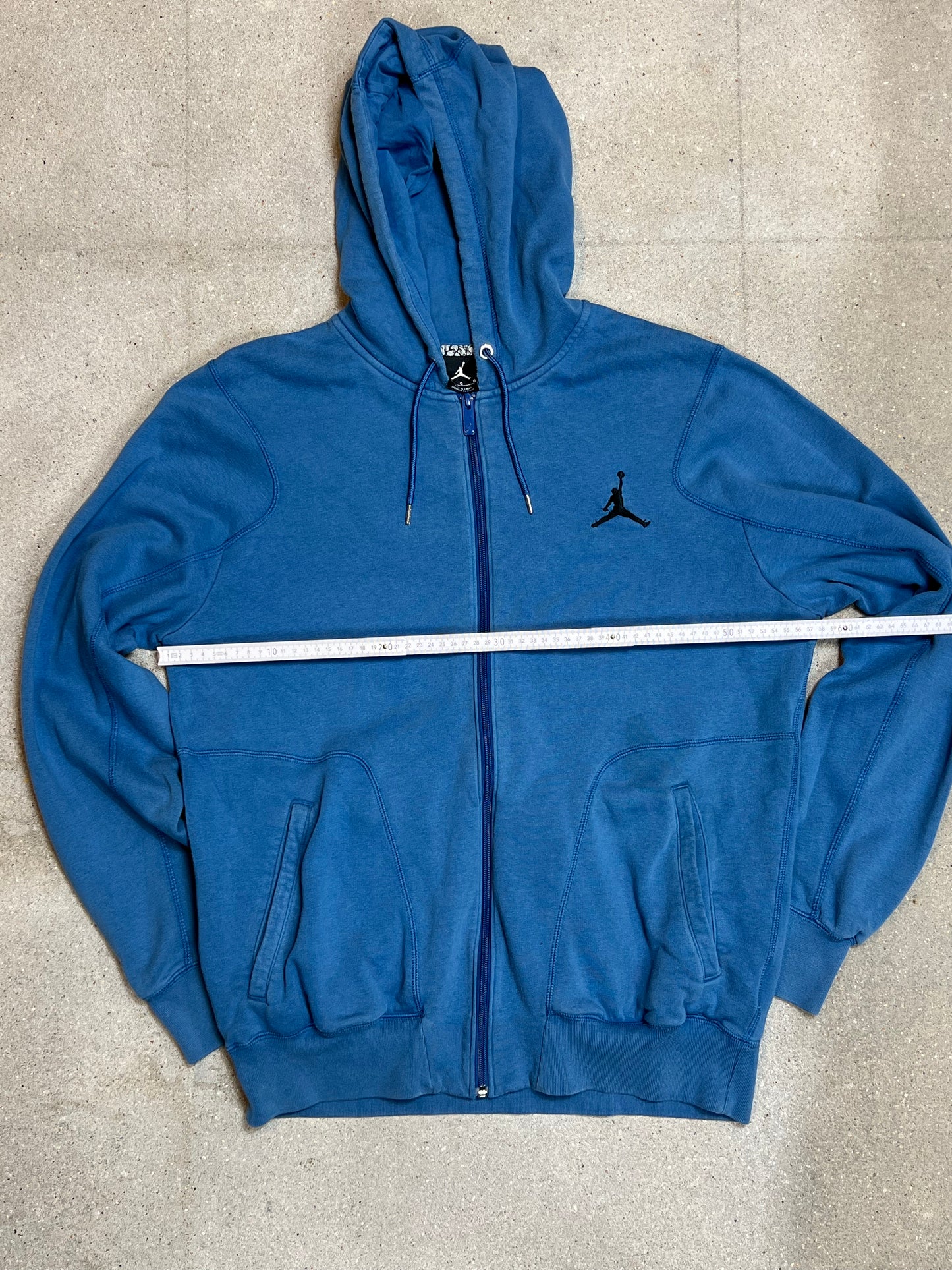 KÖNIGLICHER BLAUER VINTAGE NIKE JORDAN ZIP HOODIE (GROSS)