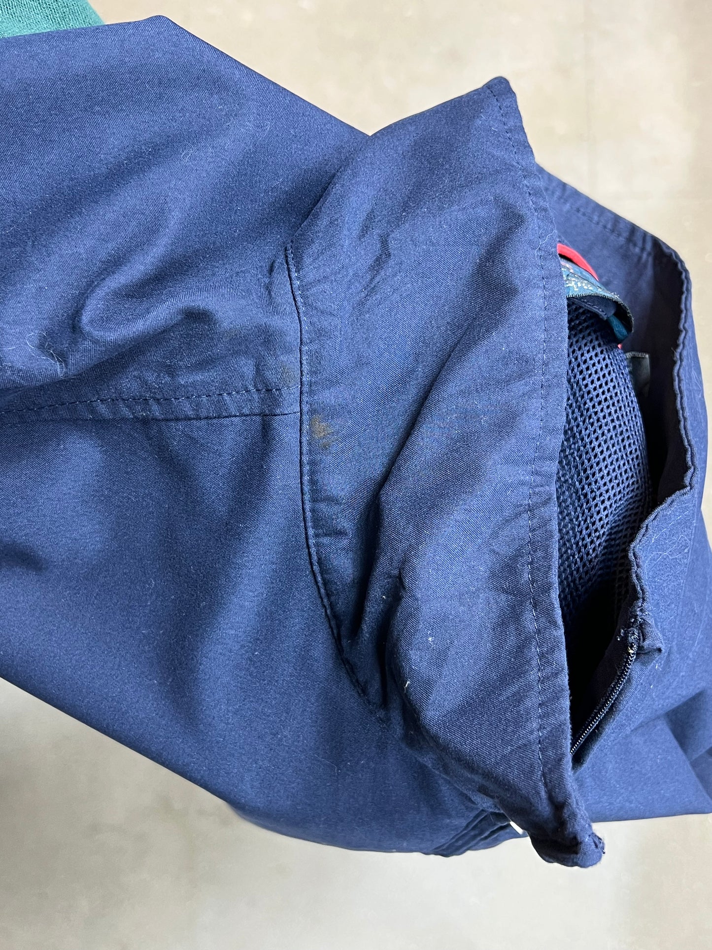 NAVY VINTAGE RALPH LAUREN ANORAK BOMBER JACKET (XLARGE)