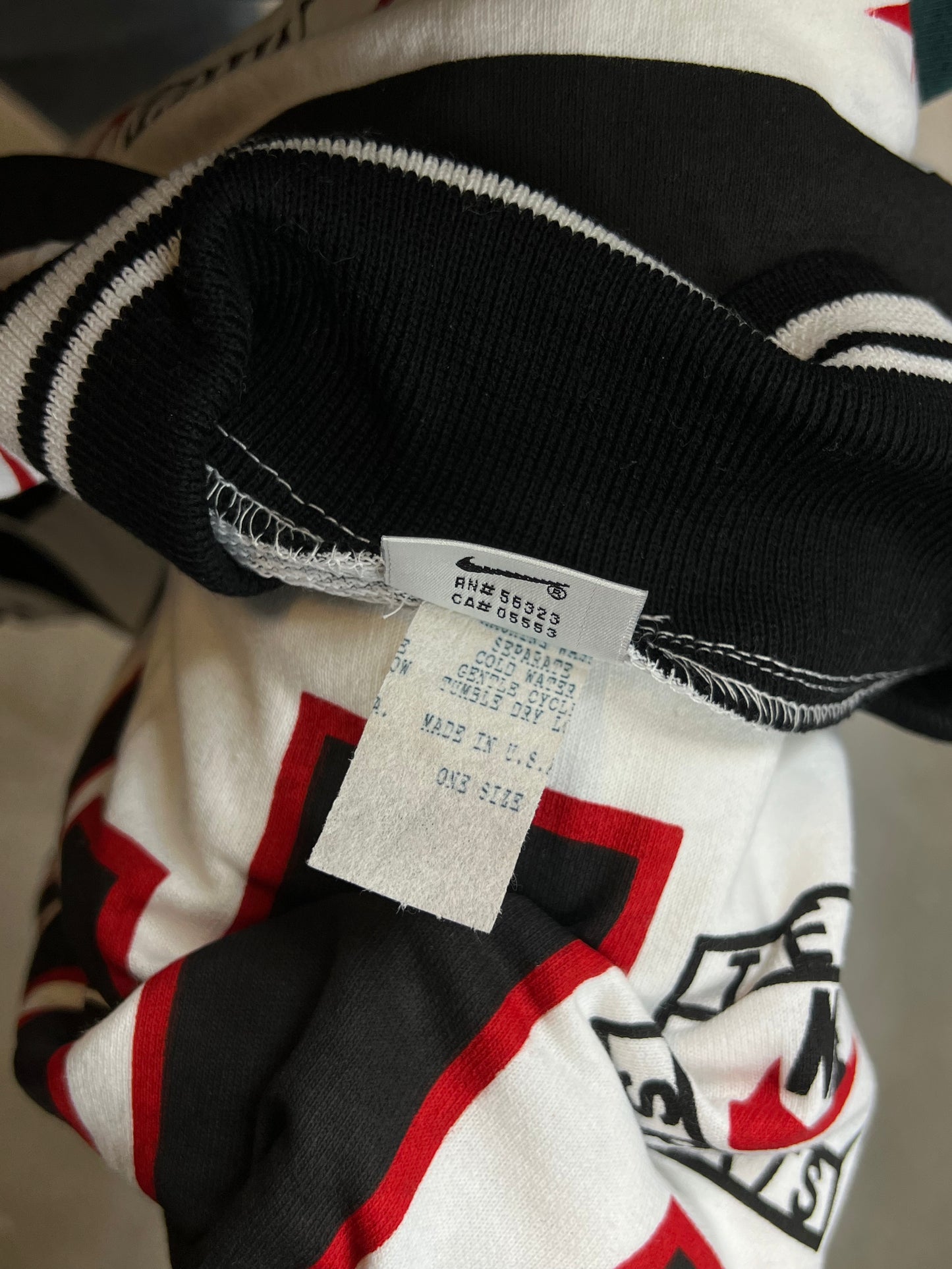 VINTAGE 90s NIKE LONGSLEEVE RUGBY PIQUE POLO SHIRT (XLARGE) (ONESIZE)