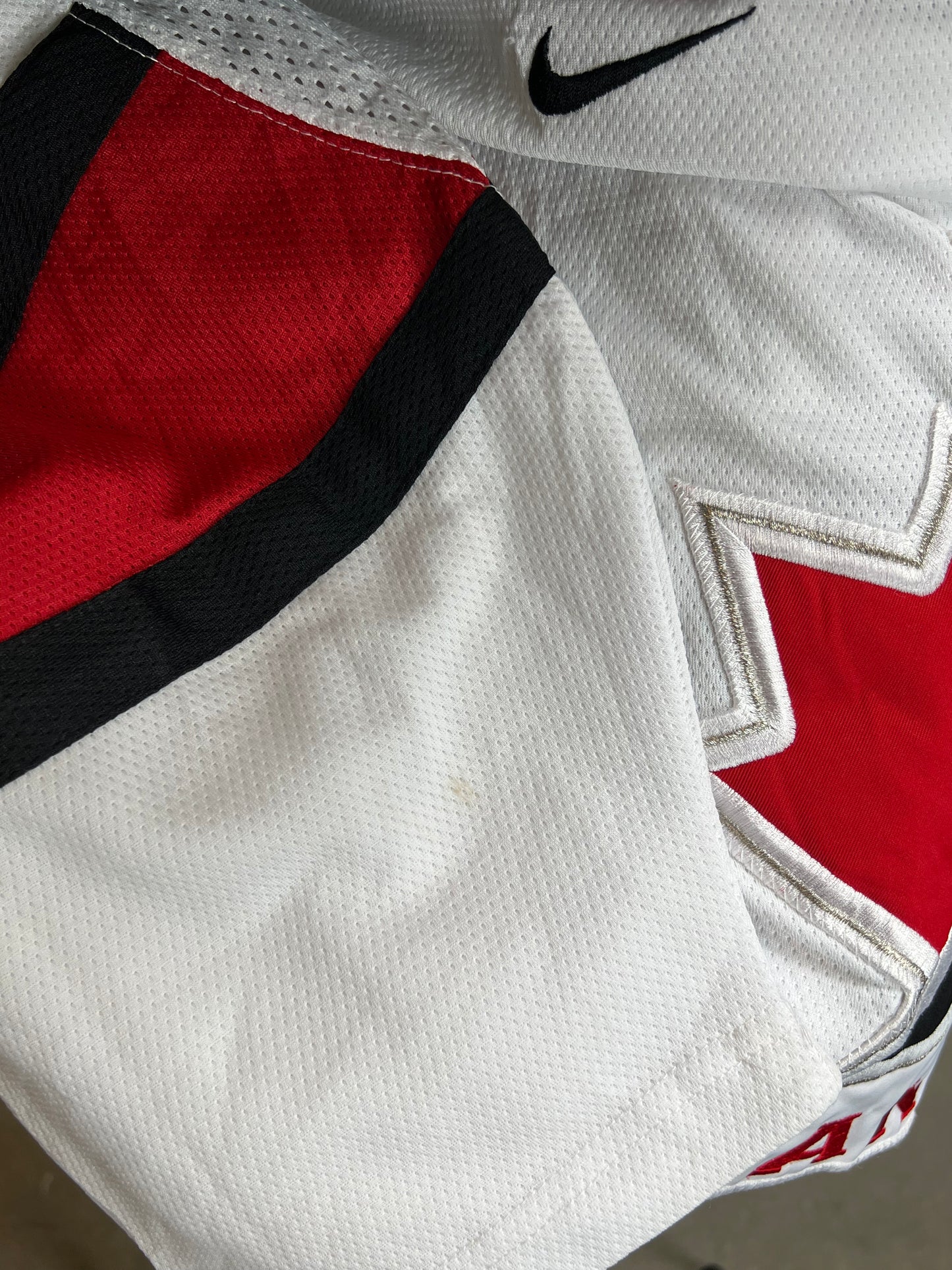 RARE VINTAGE TEAM NIKE x 2002 OLYMPICS TEAM CANDA JOE SAKIC 91 ICE HOCKEY JERSEY (JOE MADE THE GOLD MEDAL GOAL VS USA) (XLARGE)