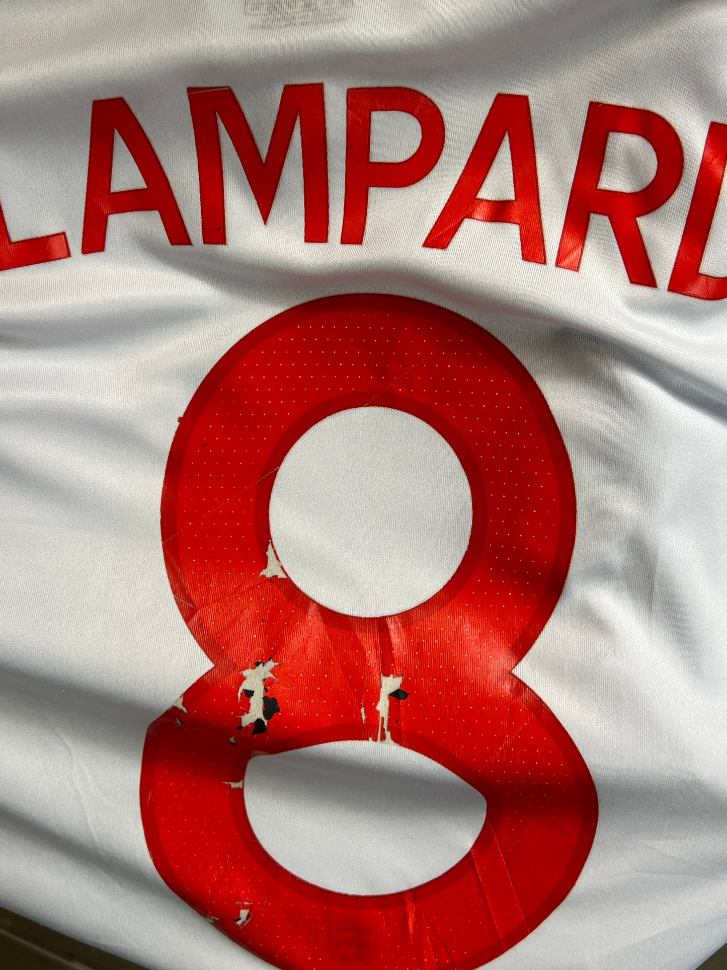 UMBRO x LAMPARD 8 ENGLAND Heimtrikot FIFA WM 2009–2010 Südafrika Fußballtrikot (mittel)