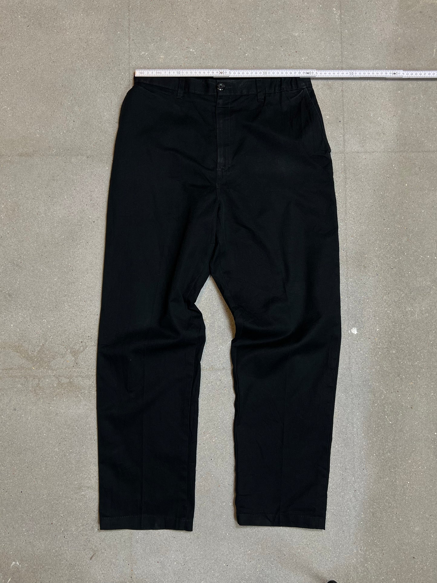 BLACK VINTAGE 90s DICKIES WORKER PANTS MADE IN MEXICO (W30"L30")