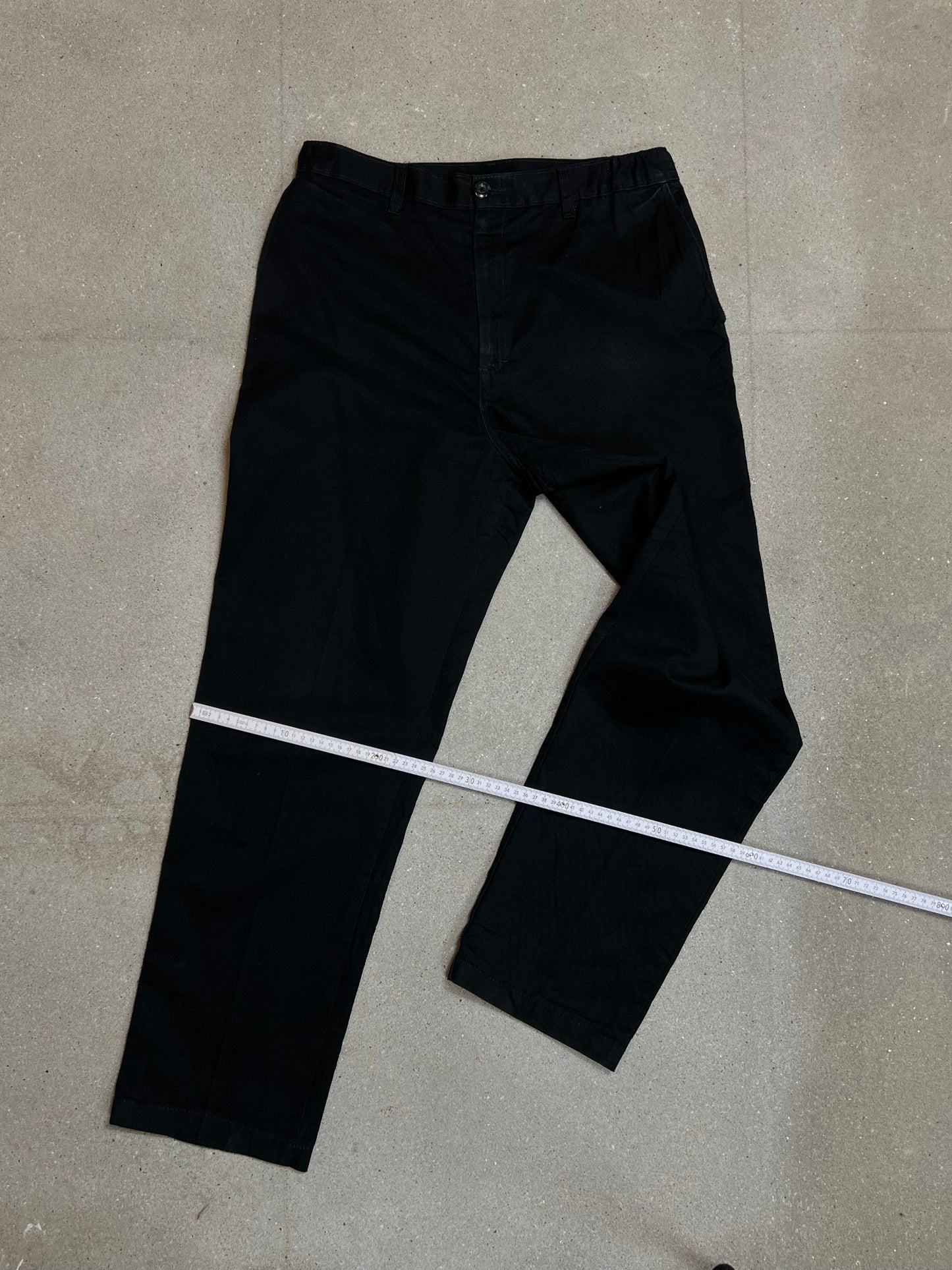 BLACK VINTAGE 90s DICKIES WORKER PANTS MADE IN MEXICO (W30"L30")