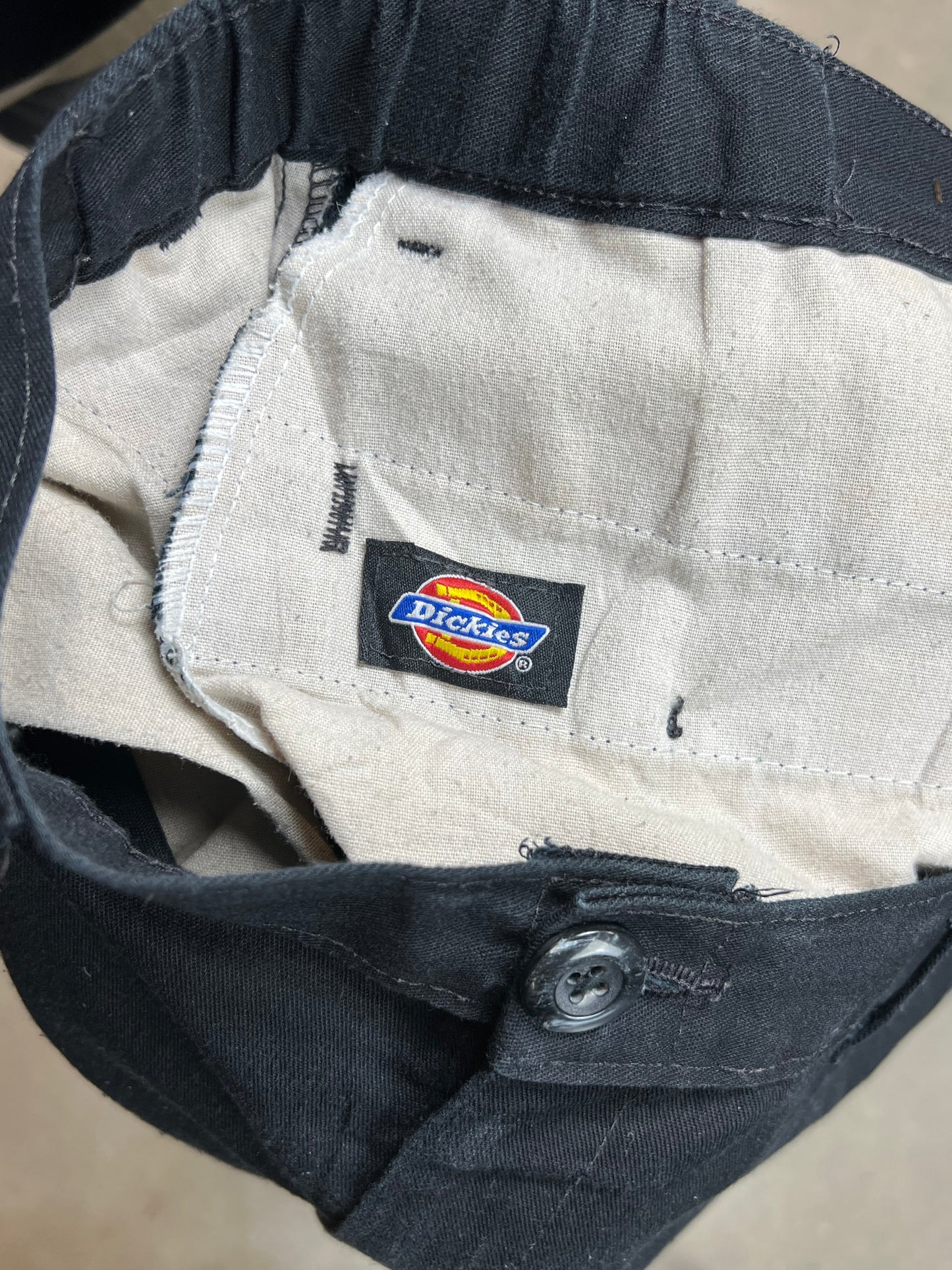 BLACK VINTAGE 90s DICKIES WORKER PANTS MADE IN MEXICO (W30"L30")