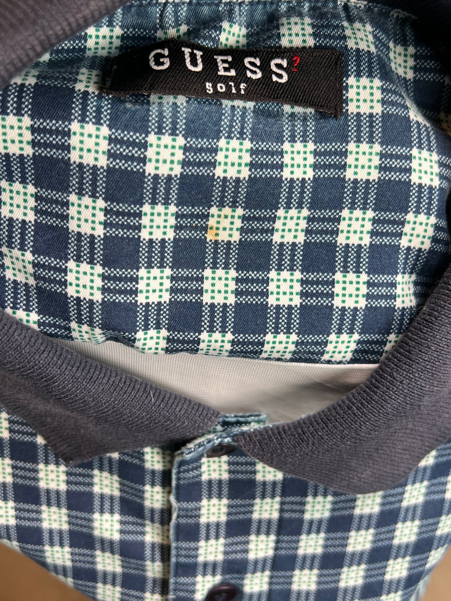 Vintage Guess Golf 90s inspired Rugby Longsleeve Polo Sweatshirt XL/XXL