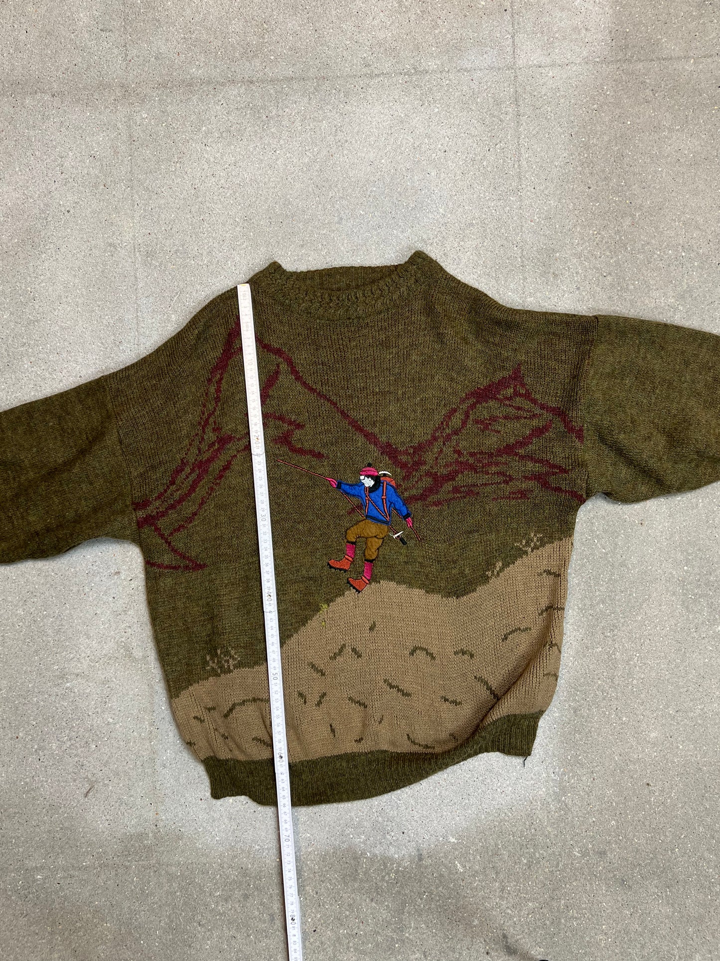 Unbranded 80s Mountain Climber knit (M)