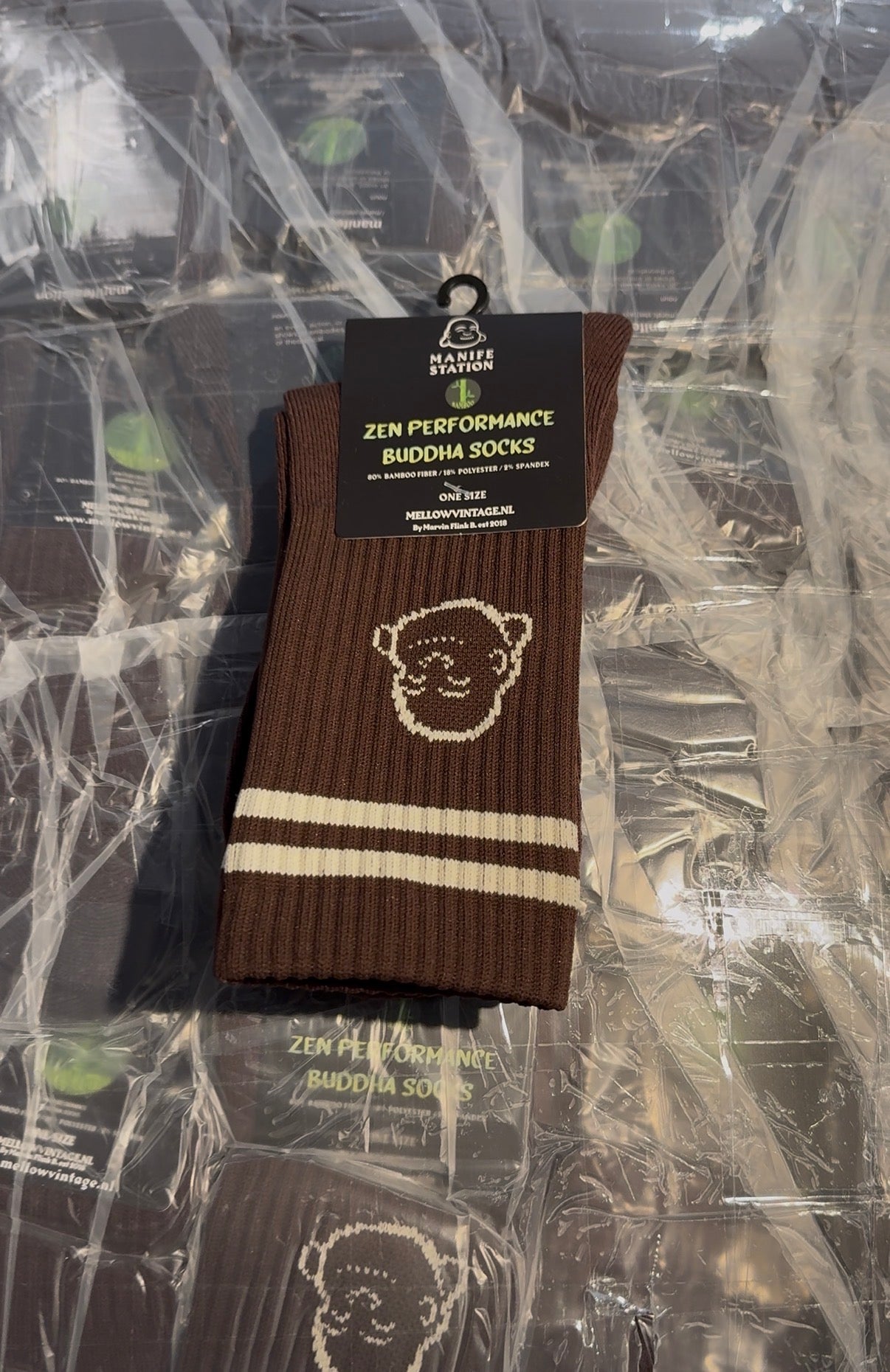 (MORE COLORS) Manifestation Zen Performance Bamboo Buddha Sock š