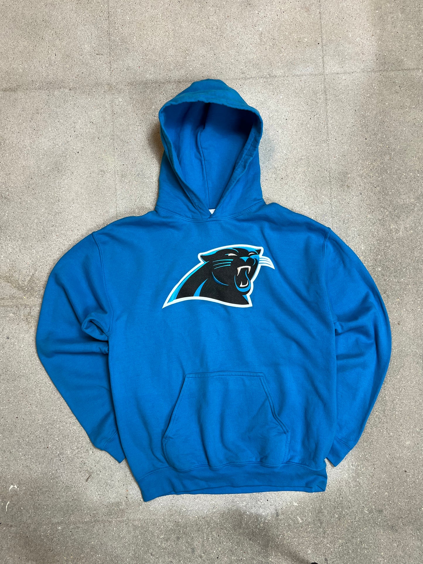 Blue Carolina Panthers American Football NFL Varsity Hoodie (Medium)