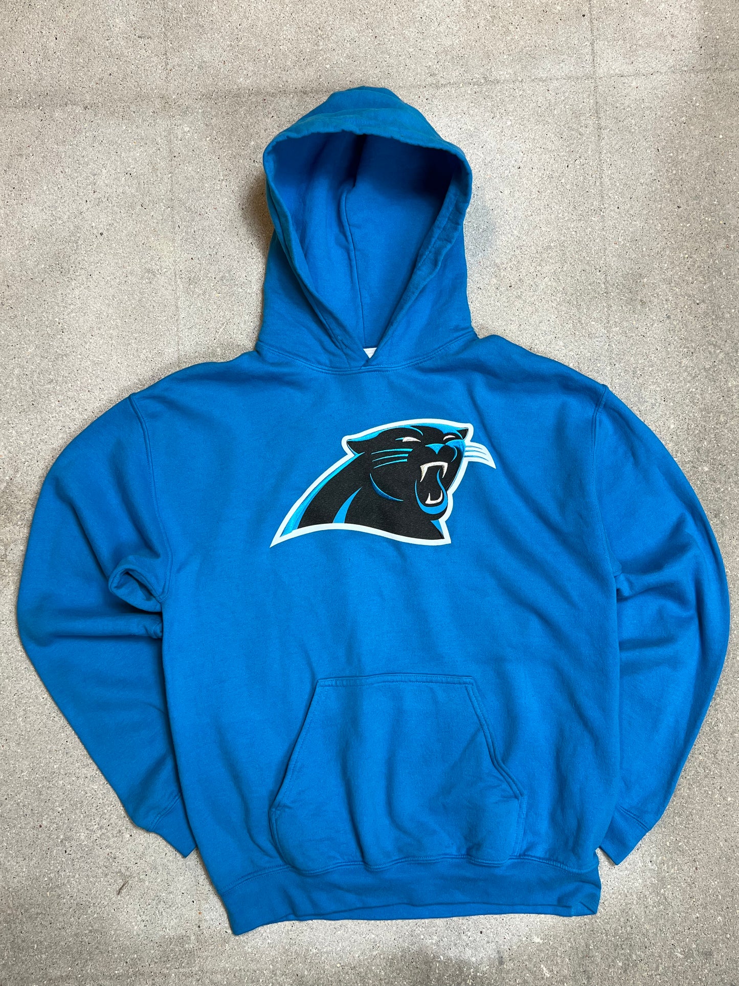 Blue Carolina Panthers American Football NFL Varsity Hoodie (Medium)