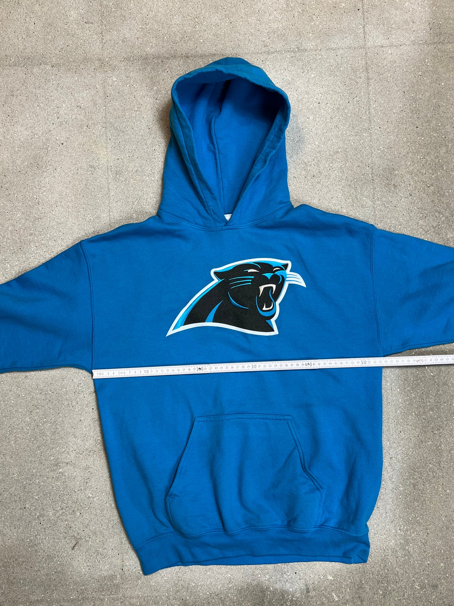 Blue Carolina Panthers American Football NFL Varsity Hoodie (Medium)