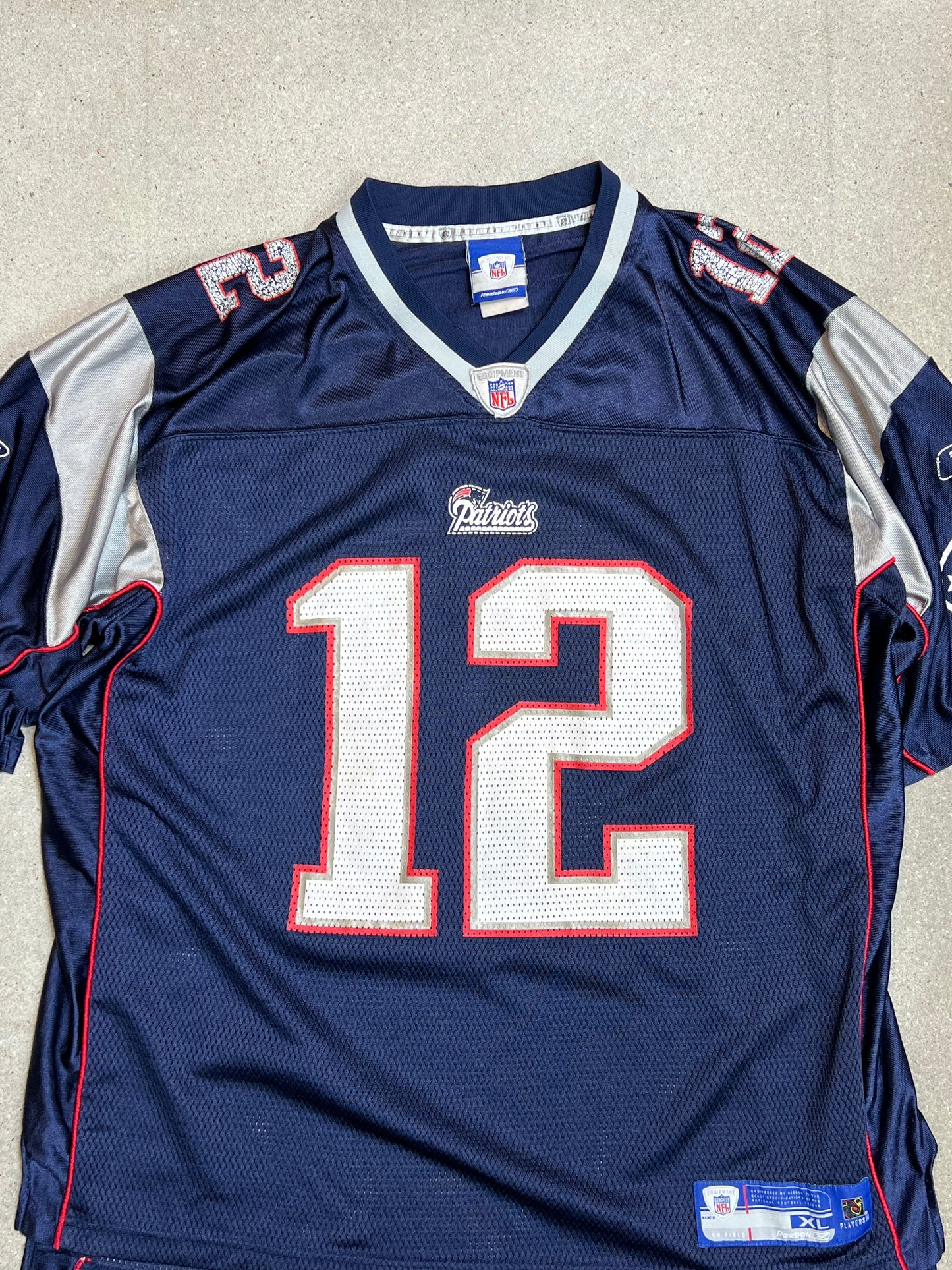 Reebok On Field New England Patriots #12 Tom Brady NFL Jersey Stitched (52 / XL)