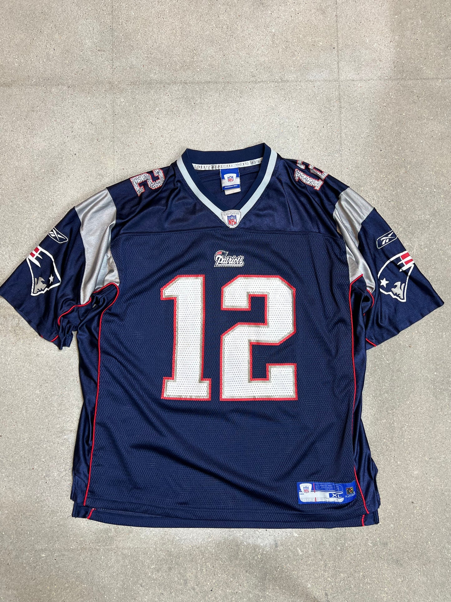 Reebok On Field New England Patriots #12 Tom Brady NFL Jersey Stitched (52 / XL)
