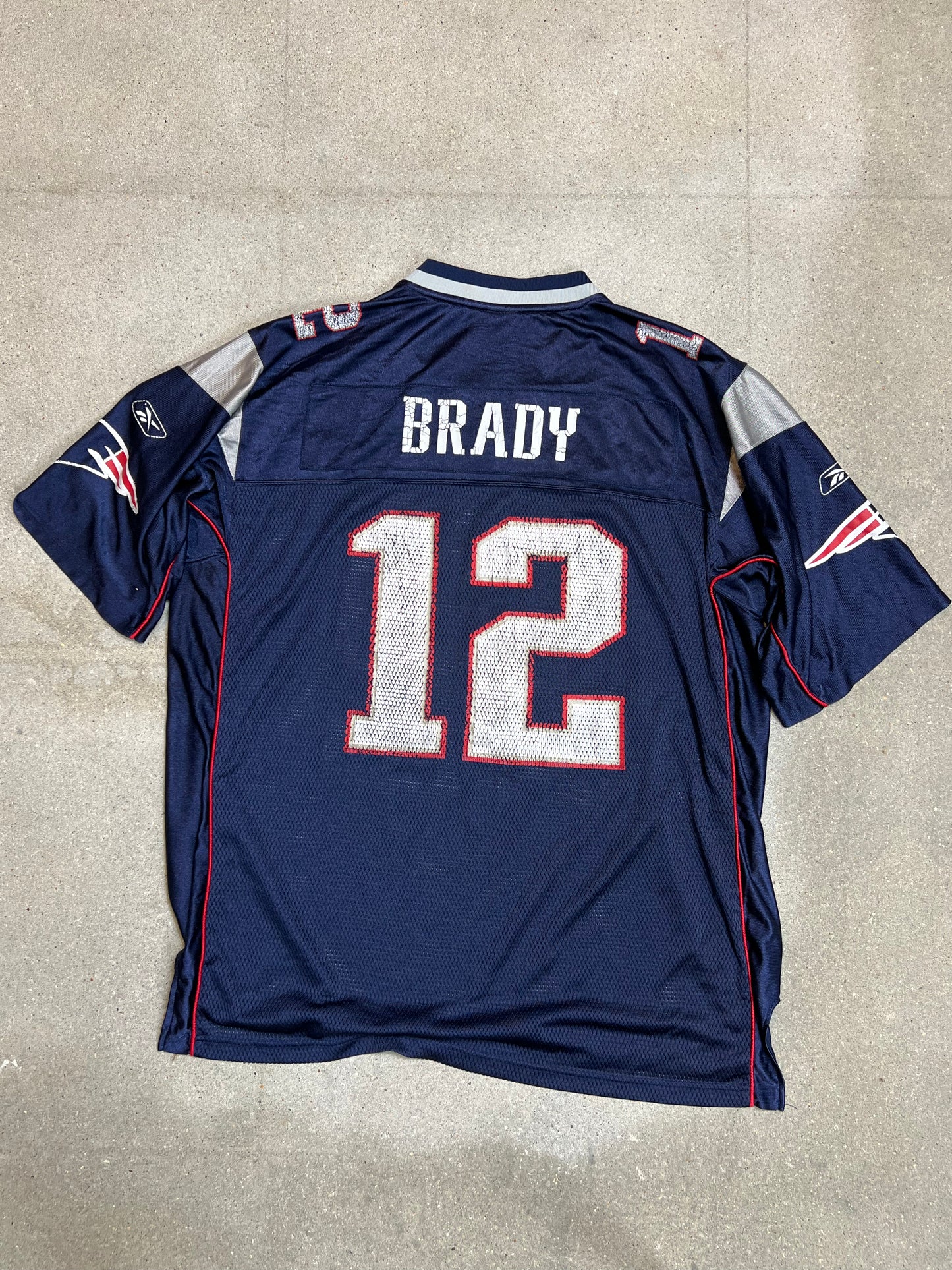 Reebok On Field New England Patriots #12 Tom Brady NFL Jersey Stitched (52 / XL)