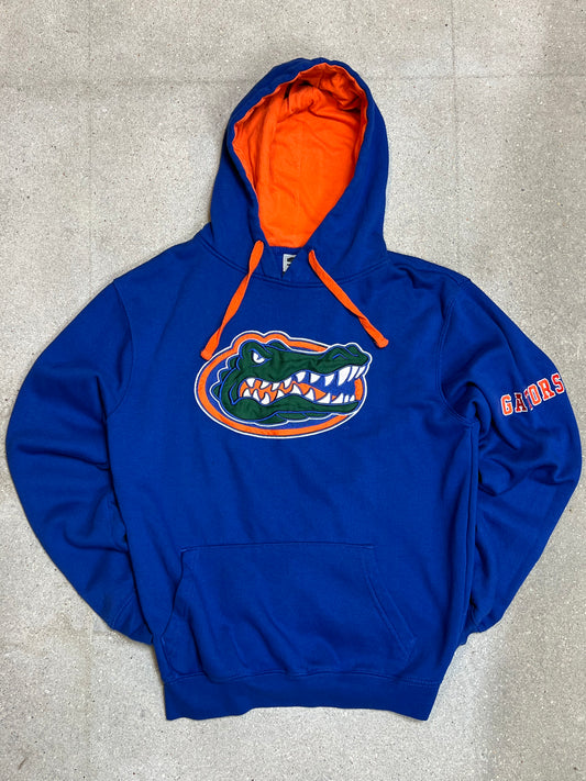 Blue Orange Vintage Varsity Florida Gators Hoodie (Small)