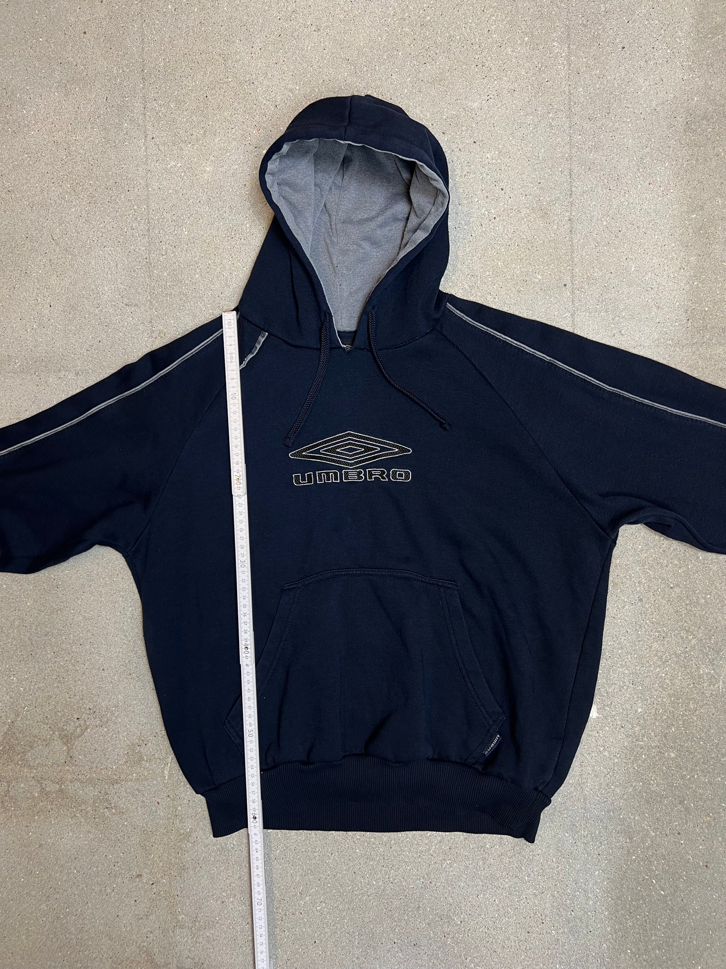 BRAUN BEIGE UMBRO x SLAM JAM MASKED HOOD PLAID OVERHEMD (XLARGE) (DEADSTOCK) (NEU MIT ANHÄNGER)