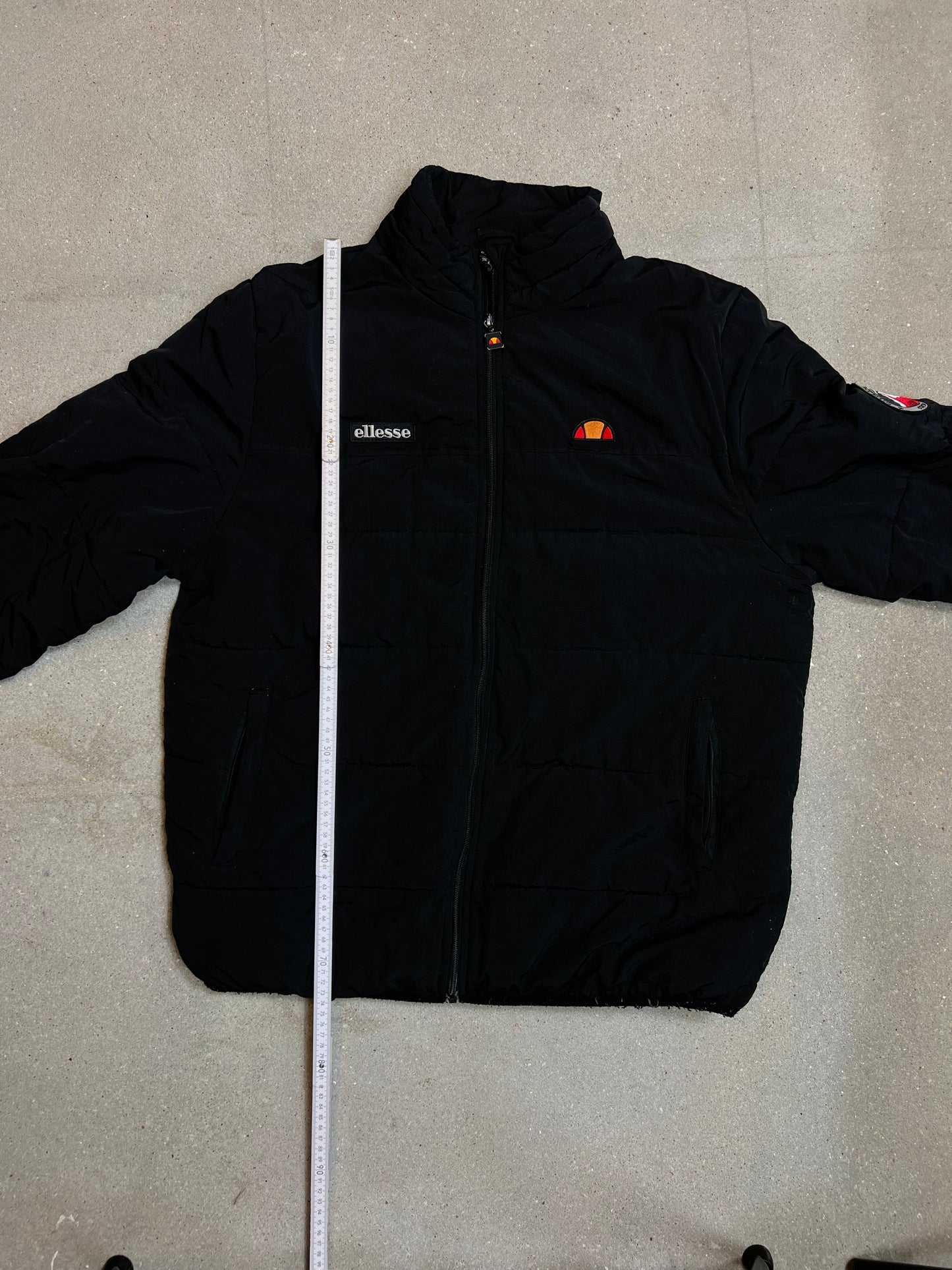 Black Ellesse Ampezzo Puffer Jacket (XL)