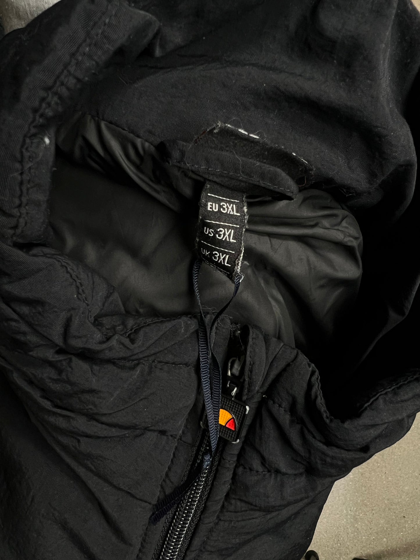 Black Ellesse Ampezzo Puffer Jacket (XL)