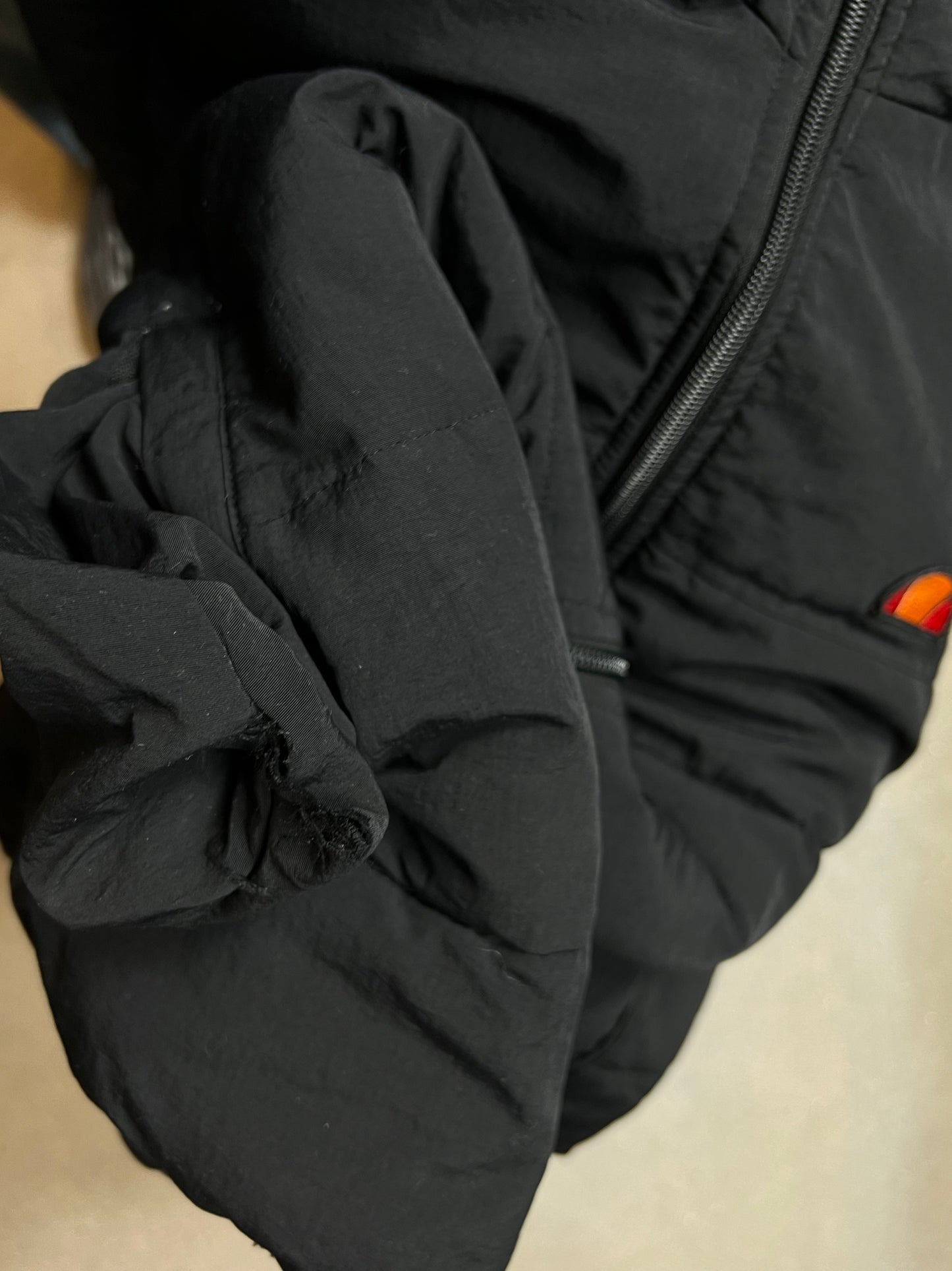 Black Ellesse Ampezzo Puffer Jacket (XL)