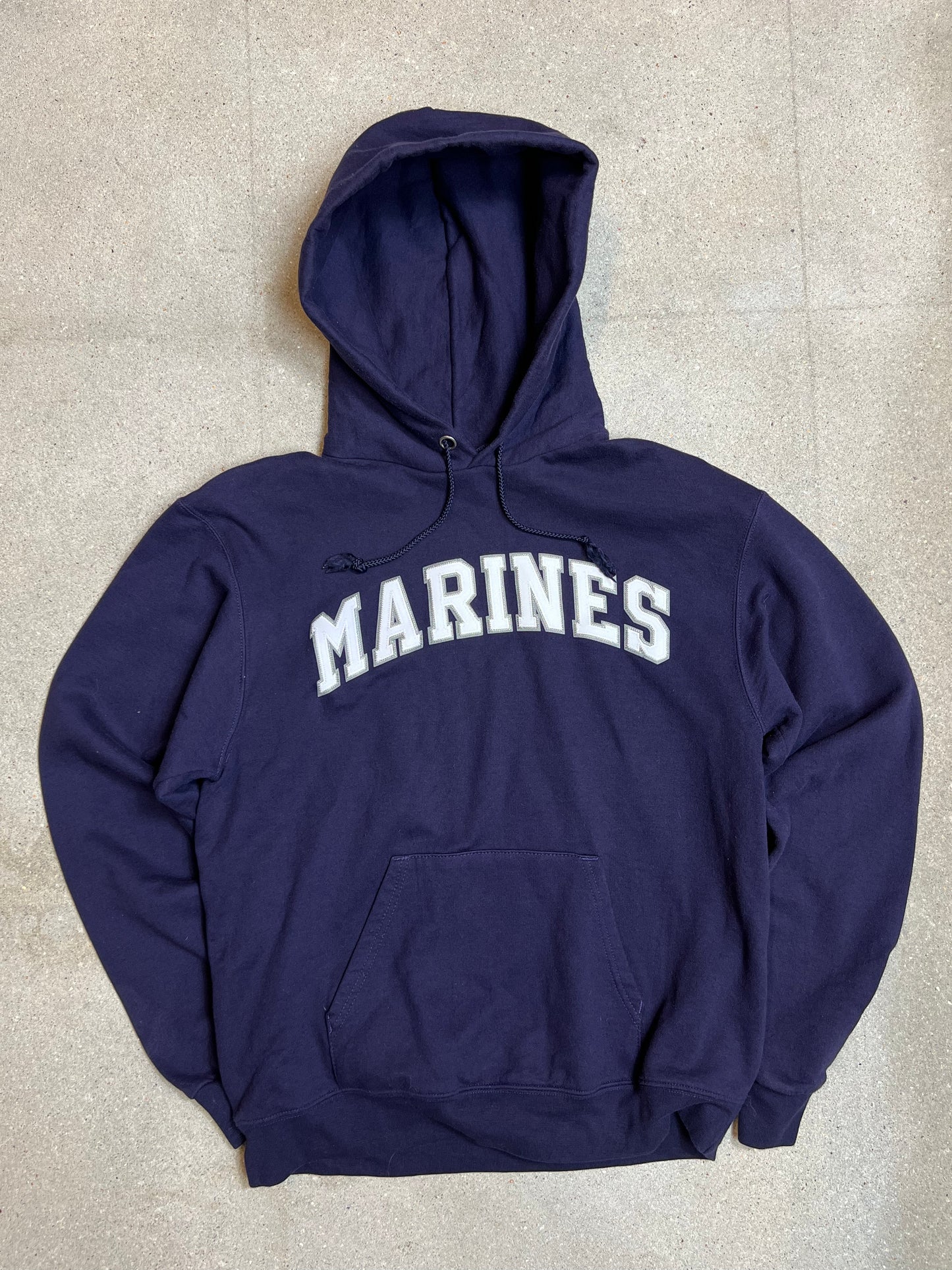 Purple 90s Marines Heavyweight Champion Varsity Hoodie (Medium)
