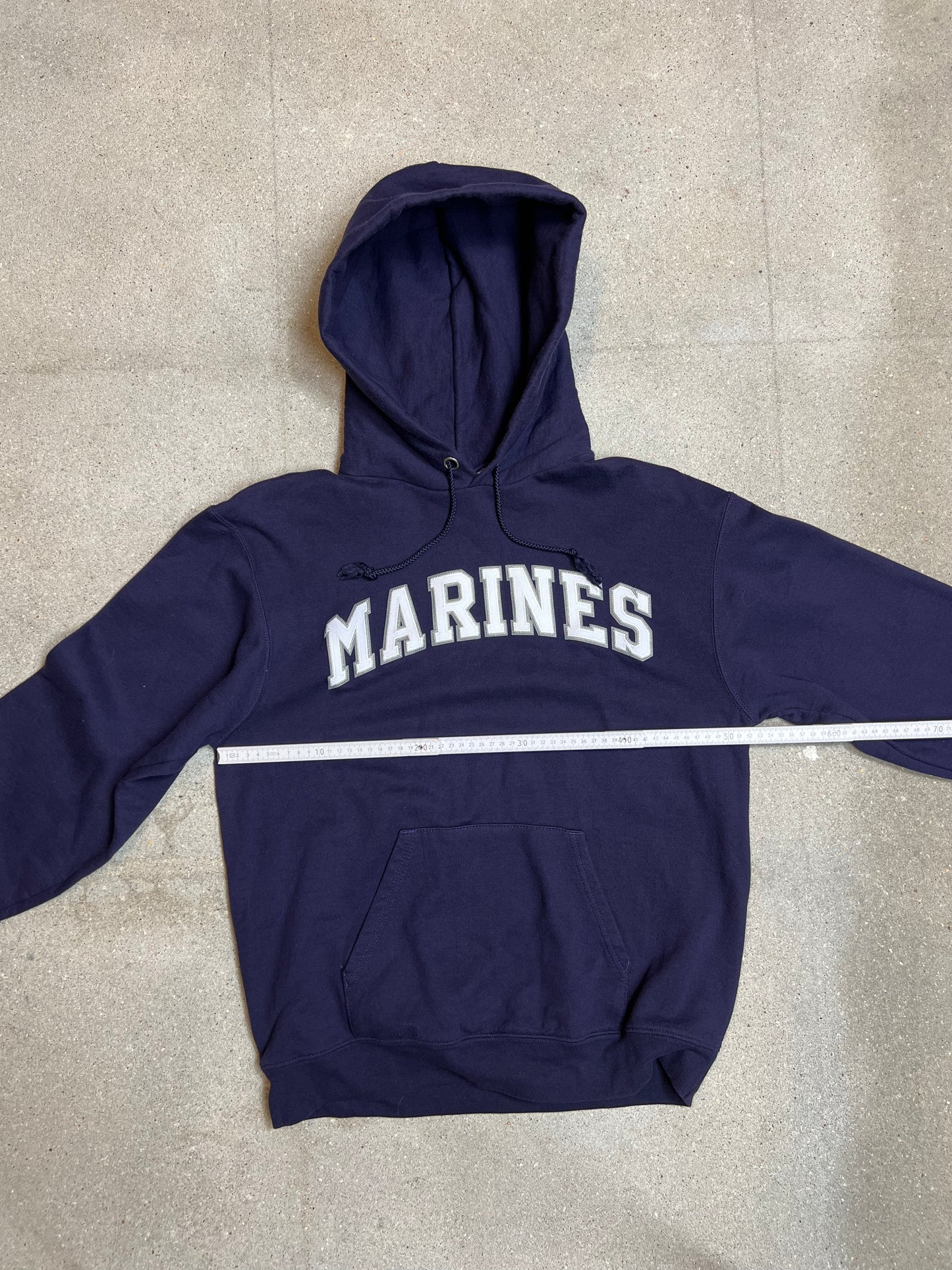 Purple 90s Marines Heavyweight Champion Varsity Hoodie (Medium)