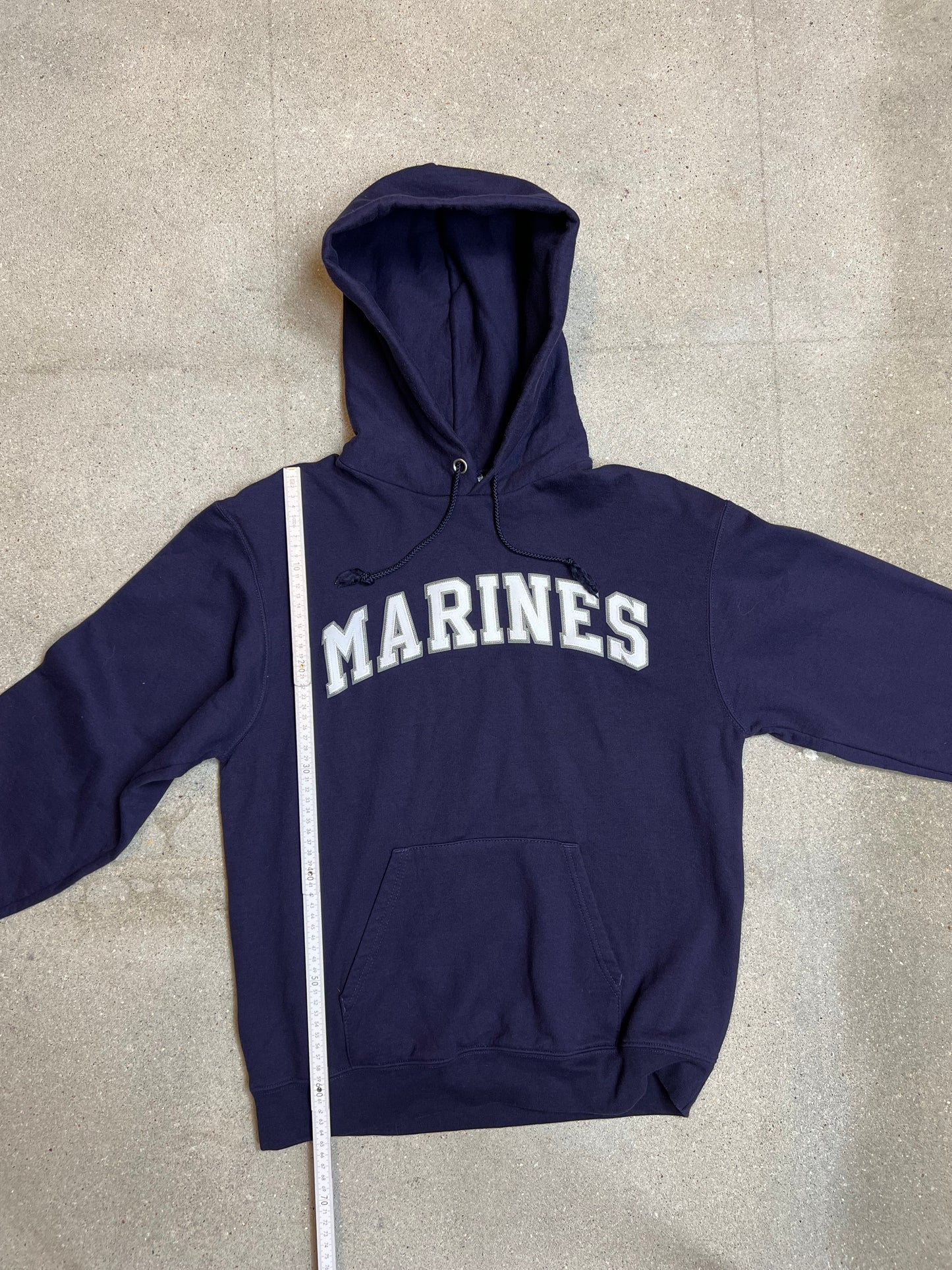 Purple 90s Marines Heavyweight Champion Varsity Hoodie (Medium)