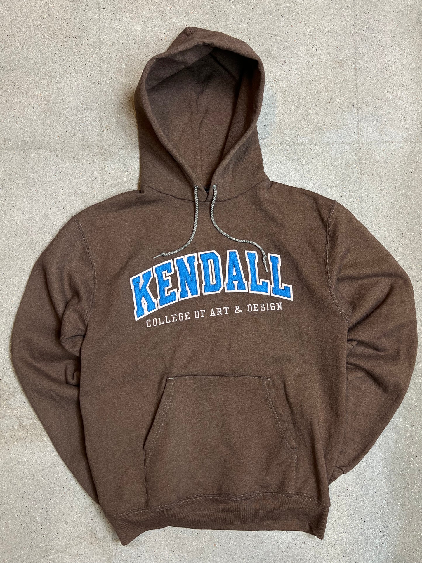 Brown Champion Kendall college of art design varsity Hoodie (medium)