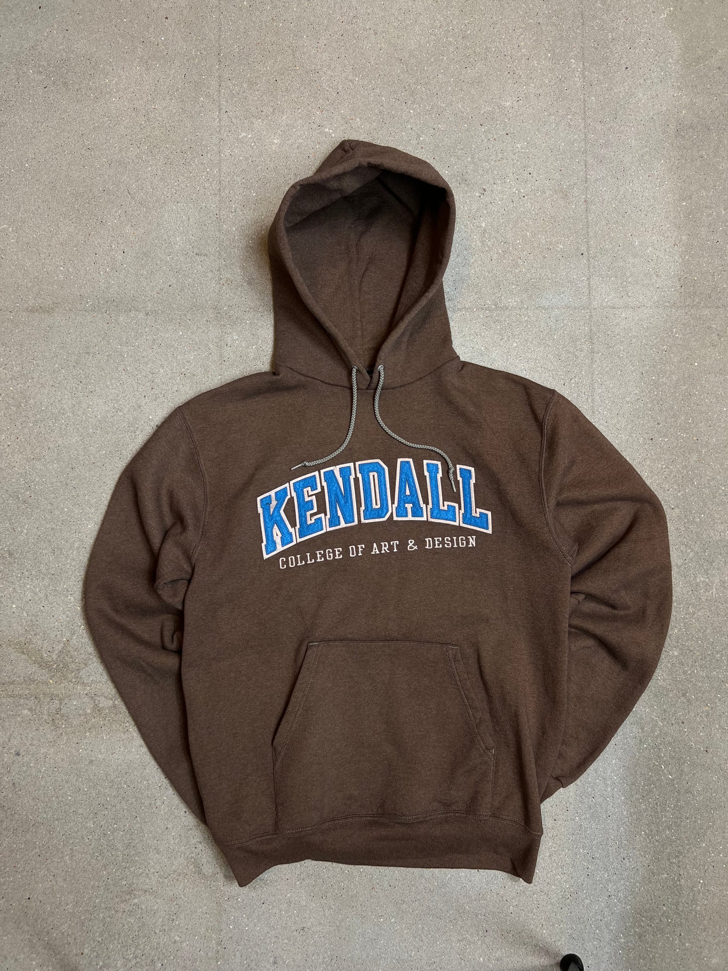 Brown Champion Kendall college of art design varsity Hoodie (medium)