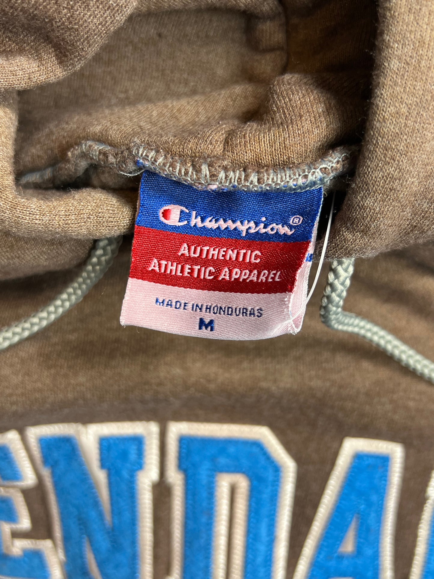 Brown Champion Kendall college of art design varsity Hoodie (medium)