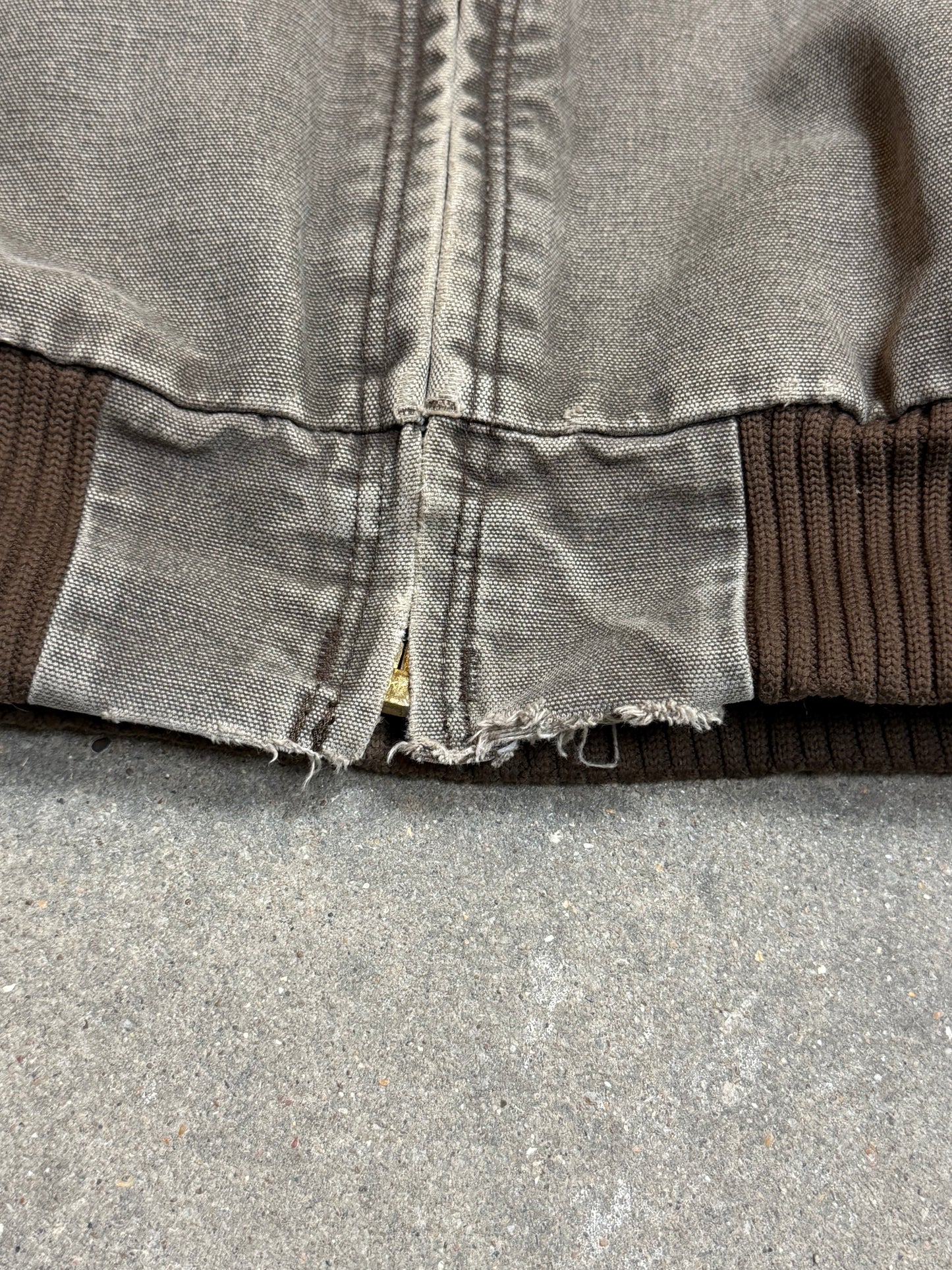 Rare 1990s Carhartt Active Jacket J130 CHT in Heavy Faded Chestnut (size XL) Made in USA