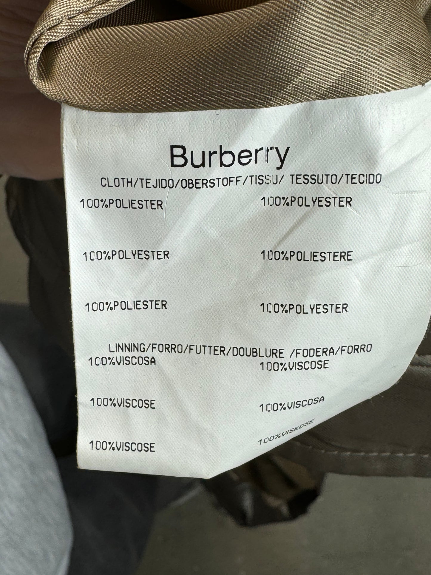 SHINY BROWN VINTAGE BURBERRY JACKET (MEDIUM)