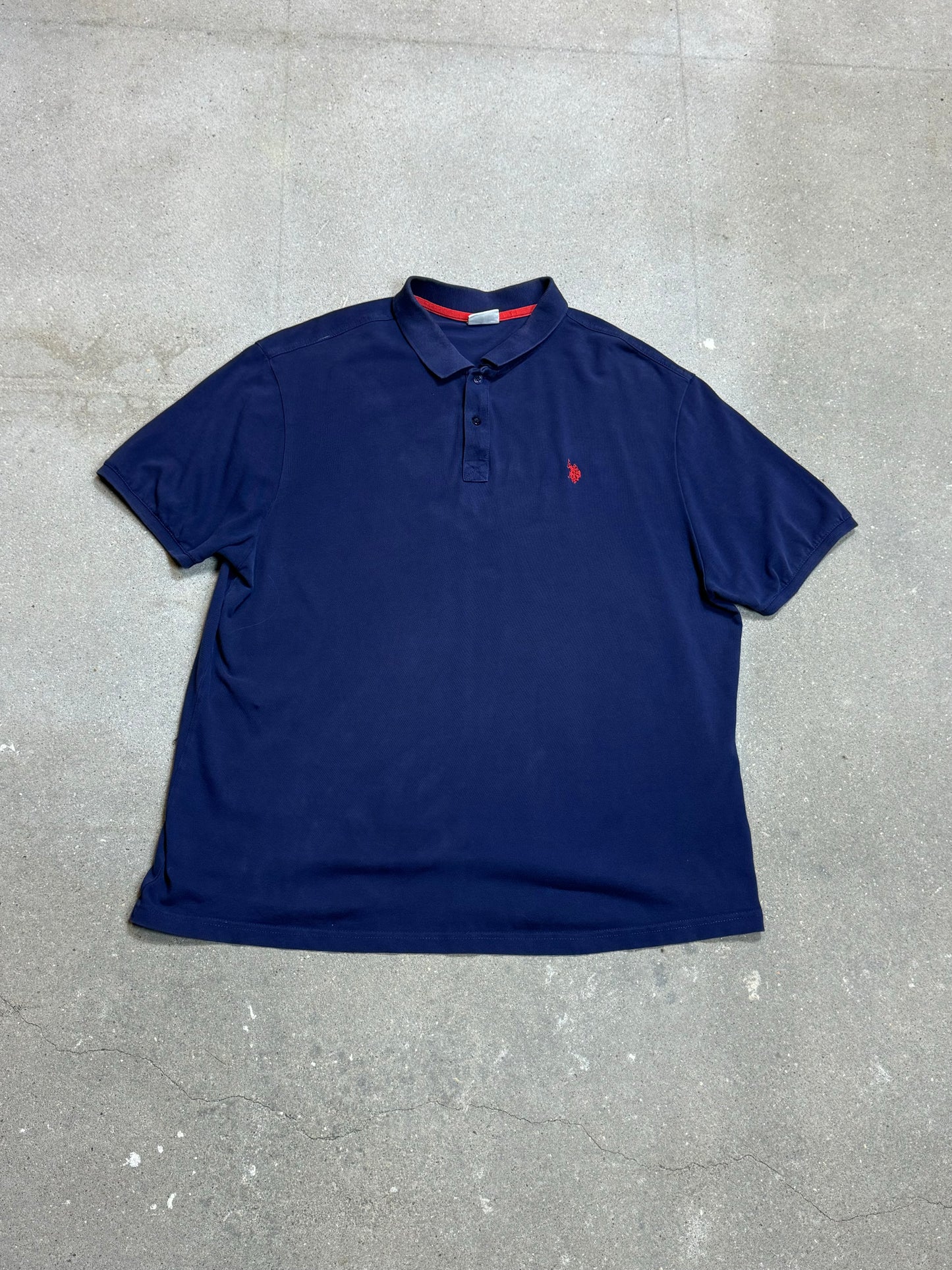 BLAUES VINTAGE-POLOHEMD US POLO ASSN. (XXXL)