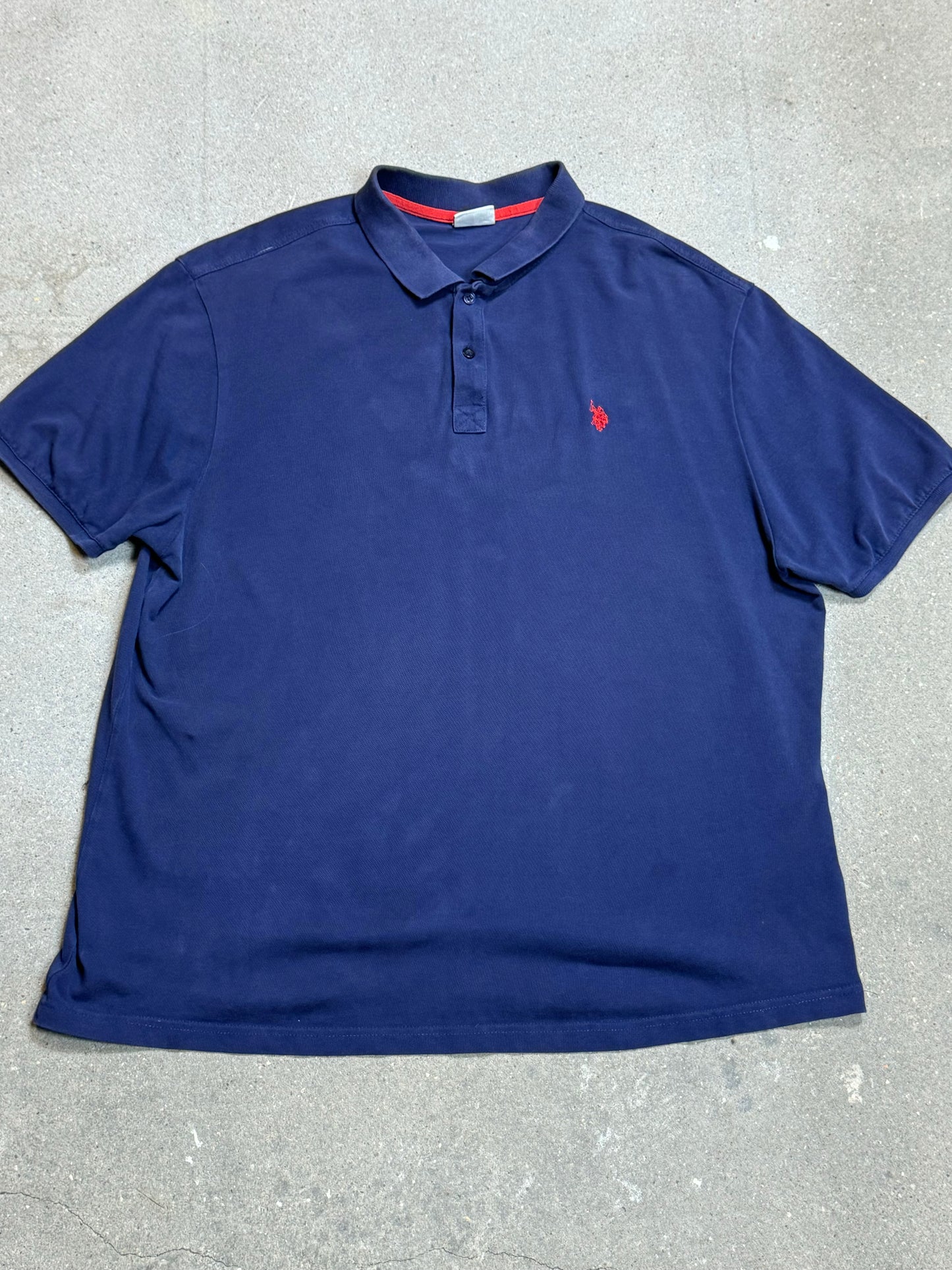 BLAUES VINTAGE-POLOHEMD US POLO ASSN. (XXXL)