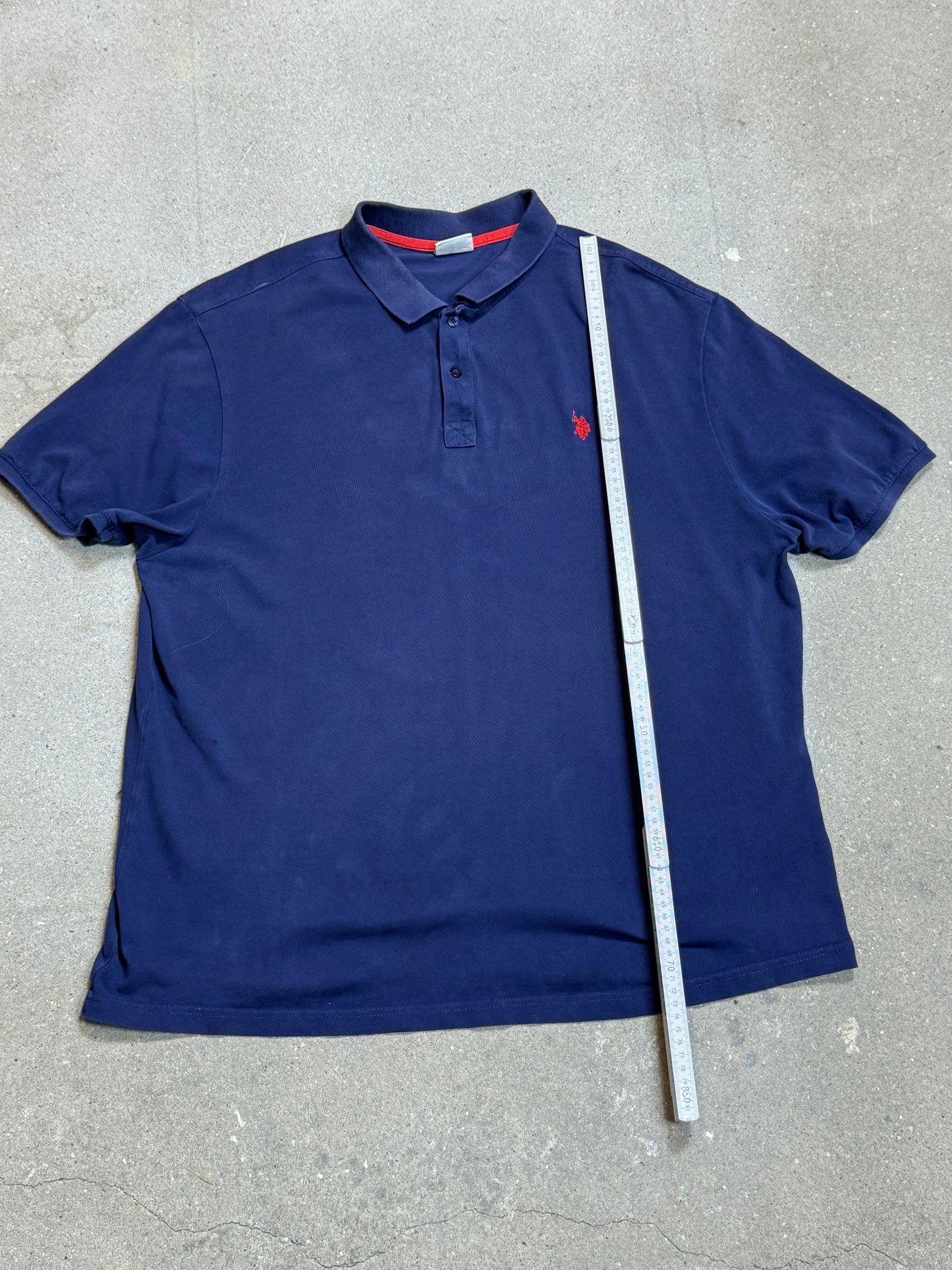 BLAUES VINTAGE-POLOHEMD US POLO ASSN. (XXXL)