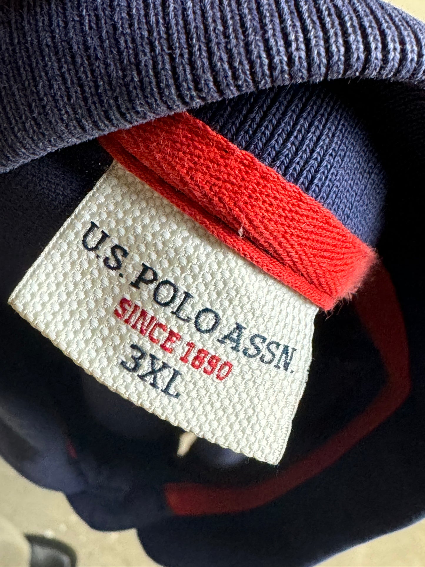 BLAUES VINTAGE-POLOHEMD US POLO ASSN. (XXXL)