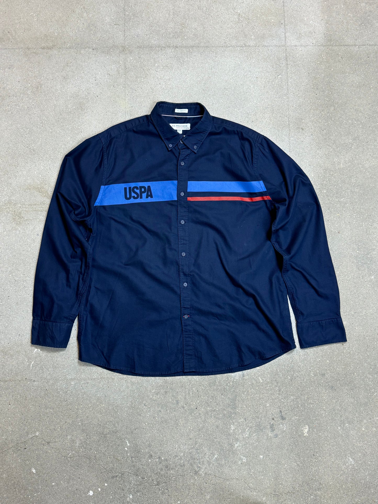 DARK BLUE VINTAGE U.S. POLO ASSN. SHIRT (XXL)