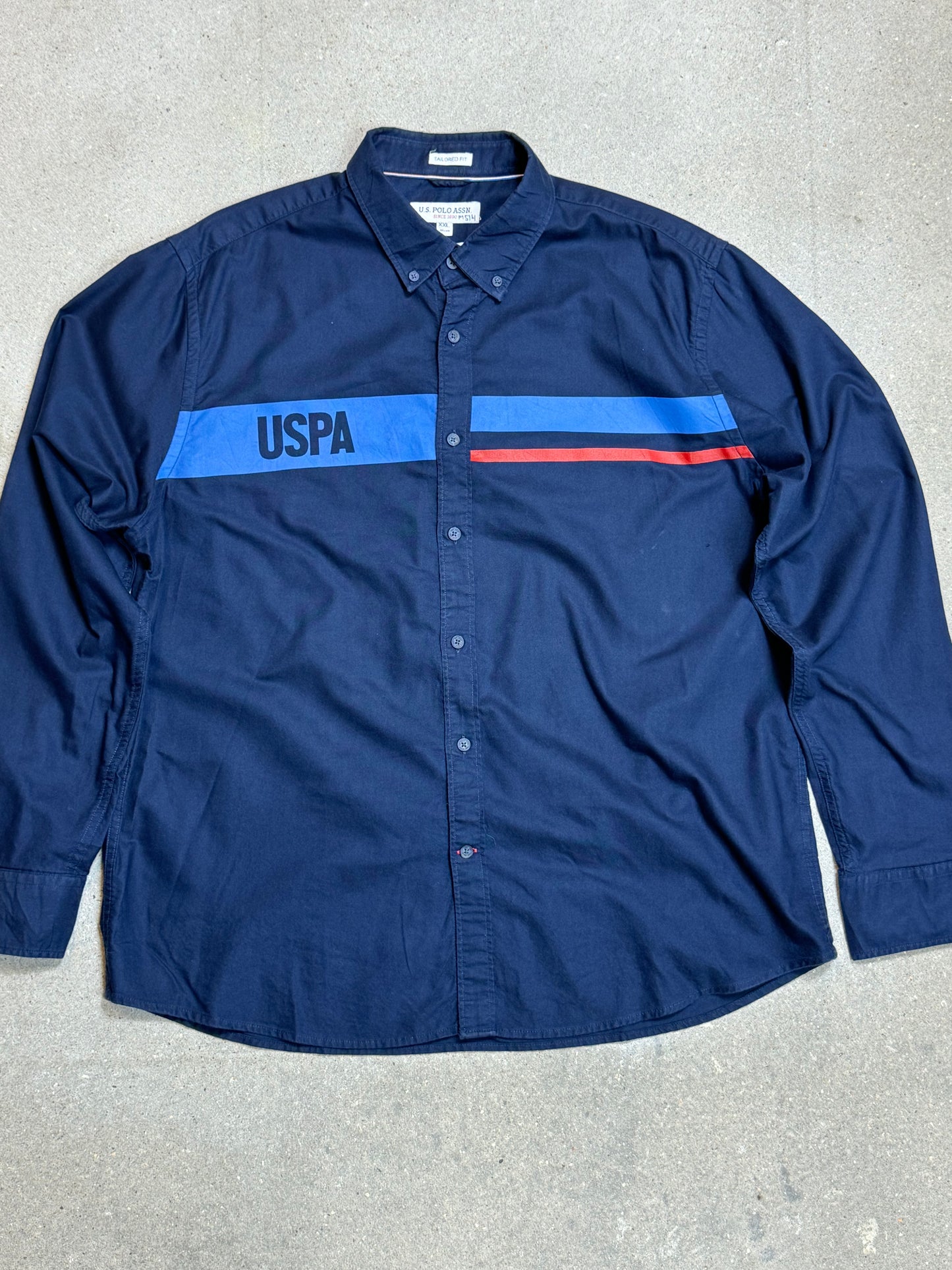 DARK BLUE VINTAGE U.S. POLO ASSN. SHIRT (XXL)