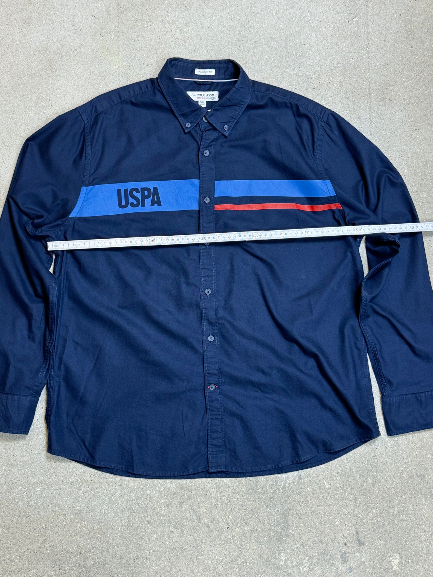 DARK BLUE VINTAGE U.S. POLO ASSN. SHIRT (XXL)
