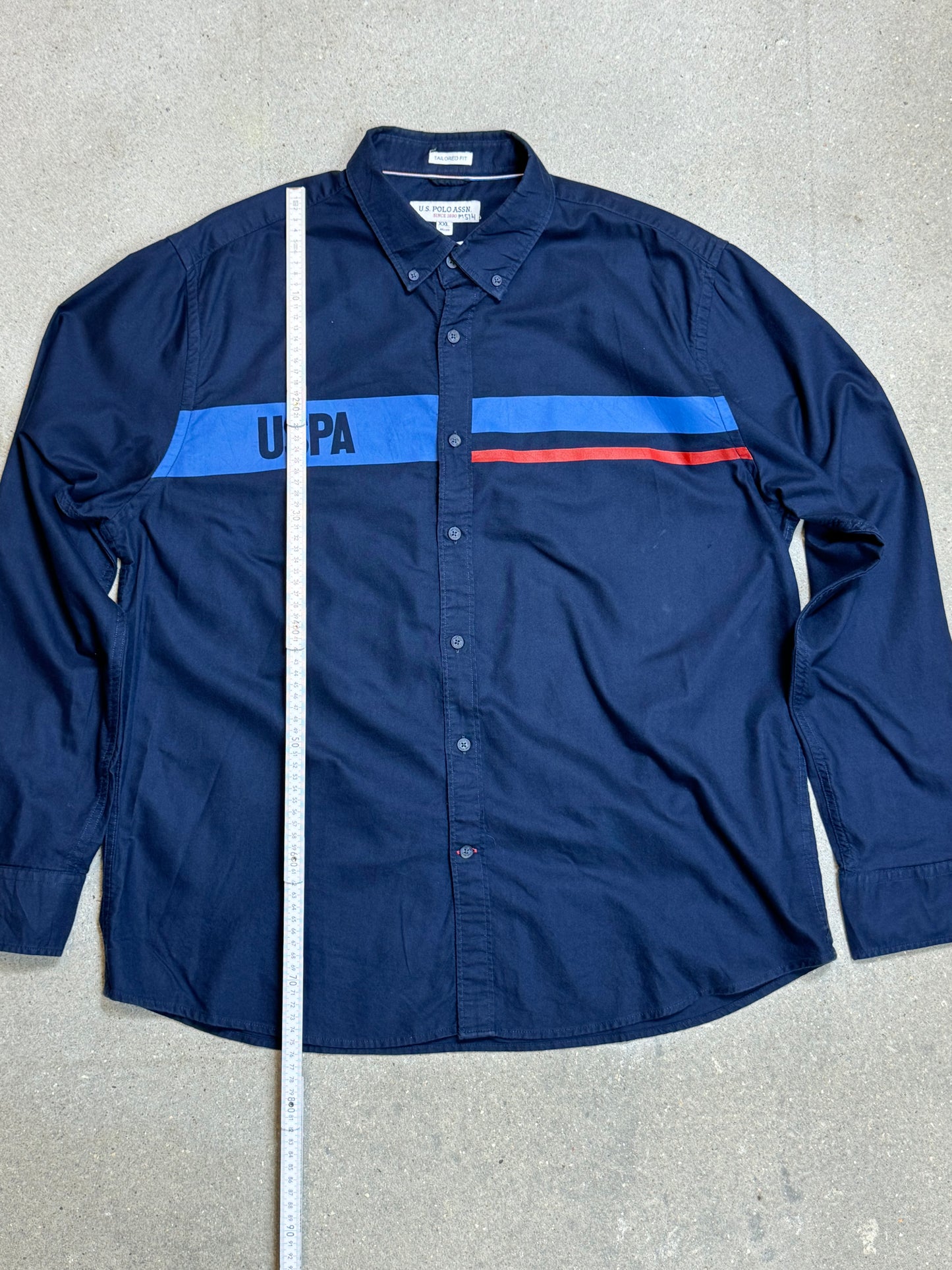 DARK BLUE VINTAGE U.S. POLO ASSN. SHIRT (XXL)