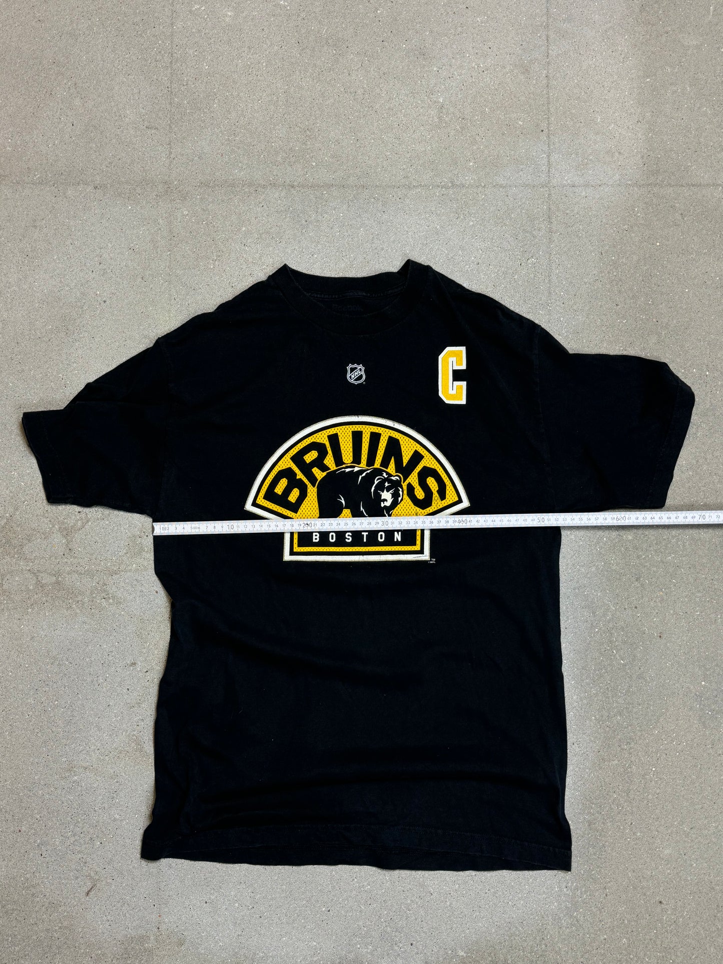 BLACK VINTAGE BRUINS BOSTON T-SHIRT REEBOK (LARGE)