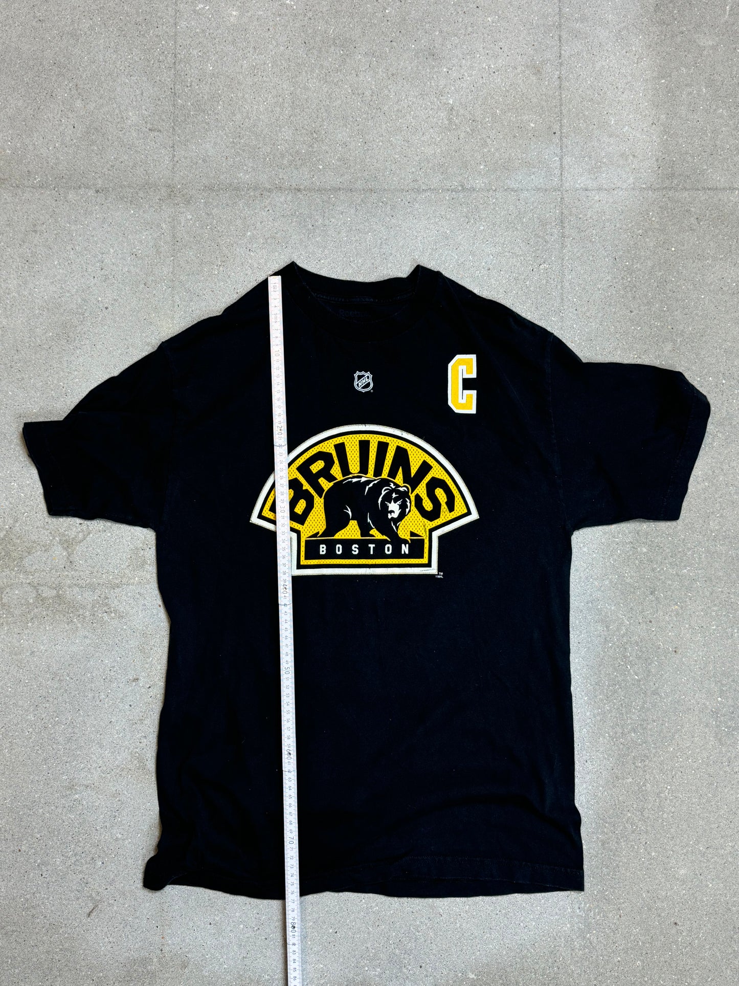 BLACK VINTAGE BRUINS BOSTON T-SHIRT REEBOK (LARGE)