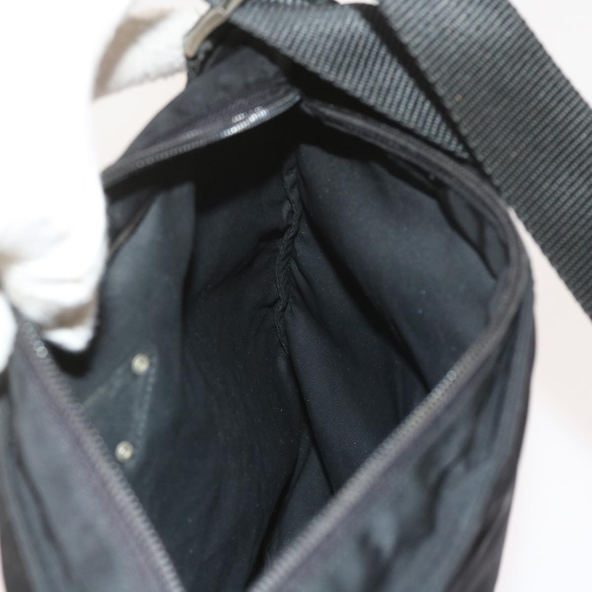 PRADA Shoulder Bag Nylon Black