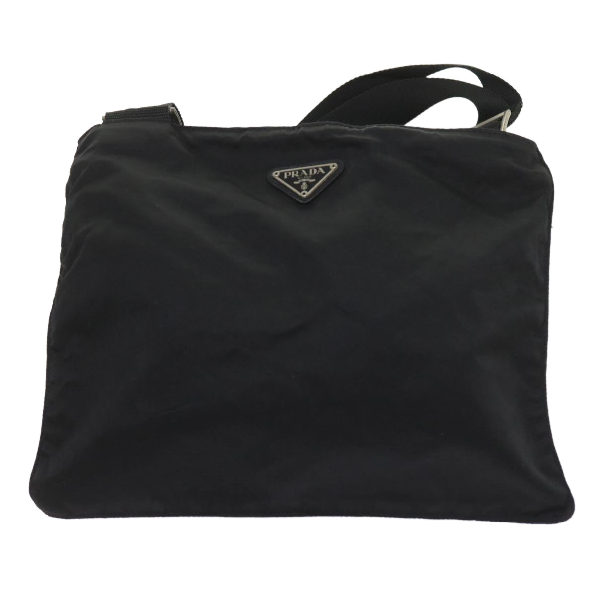 PRADA Shoulder Bag Nylon Black