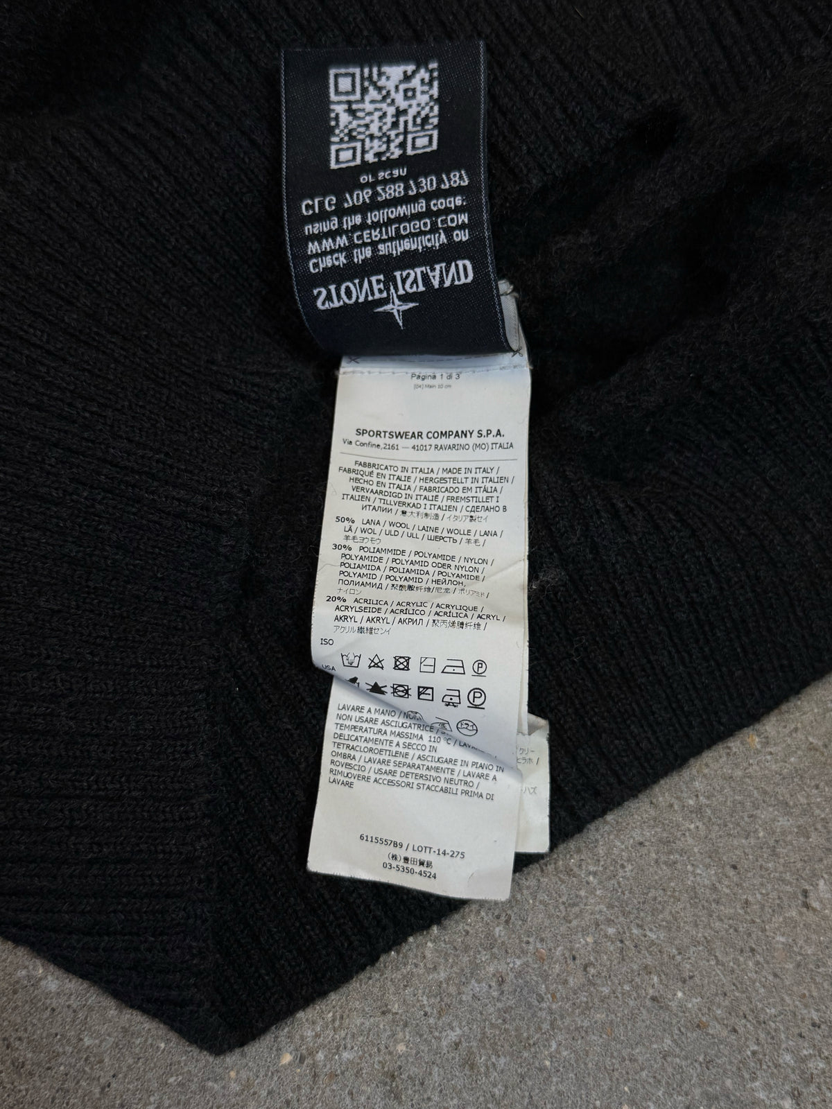 Vintage Stone Island Wool Sweater (L/XL)