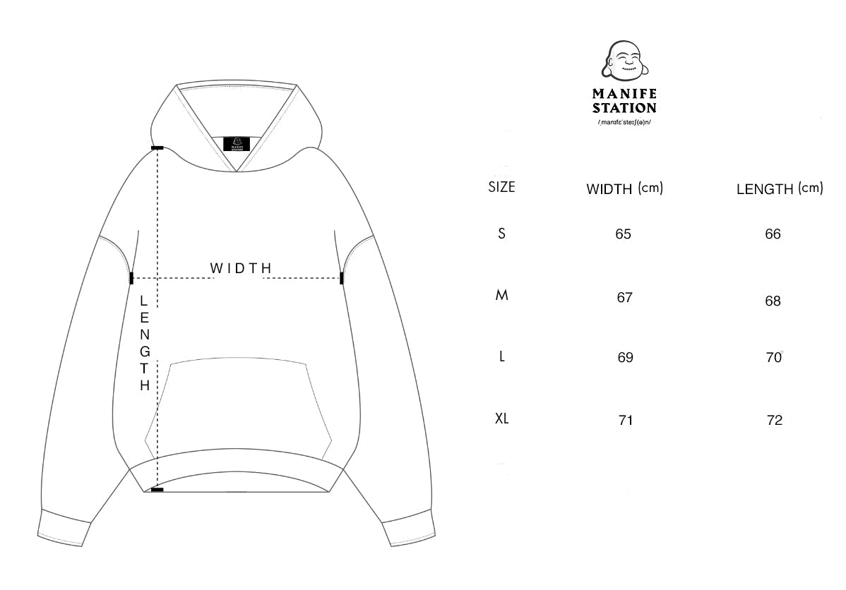 Manifestation Rainforest Green Double Layered Hoodie (hergestellt in 🇳🇱)
