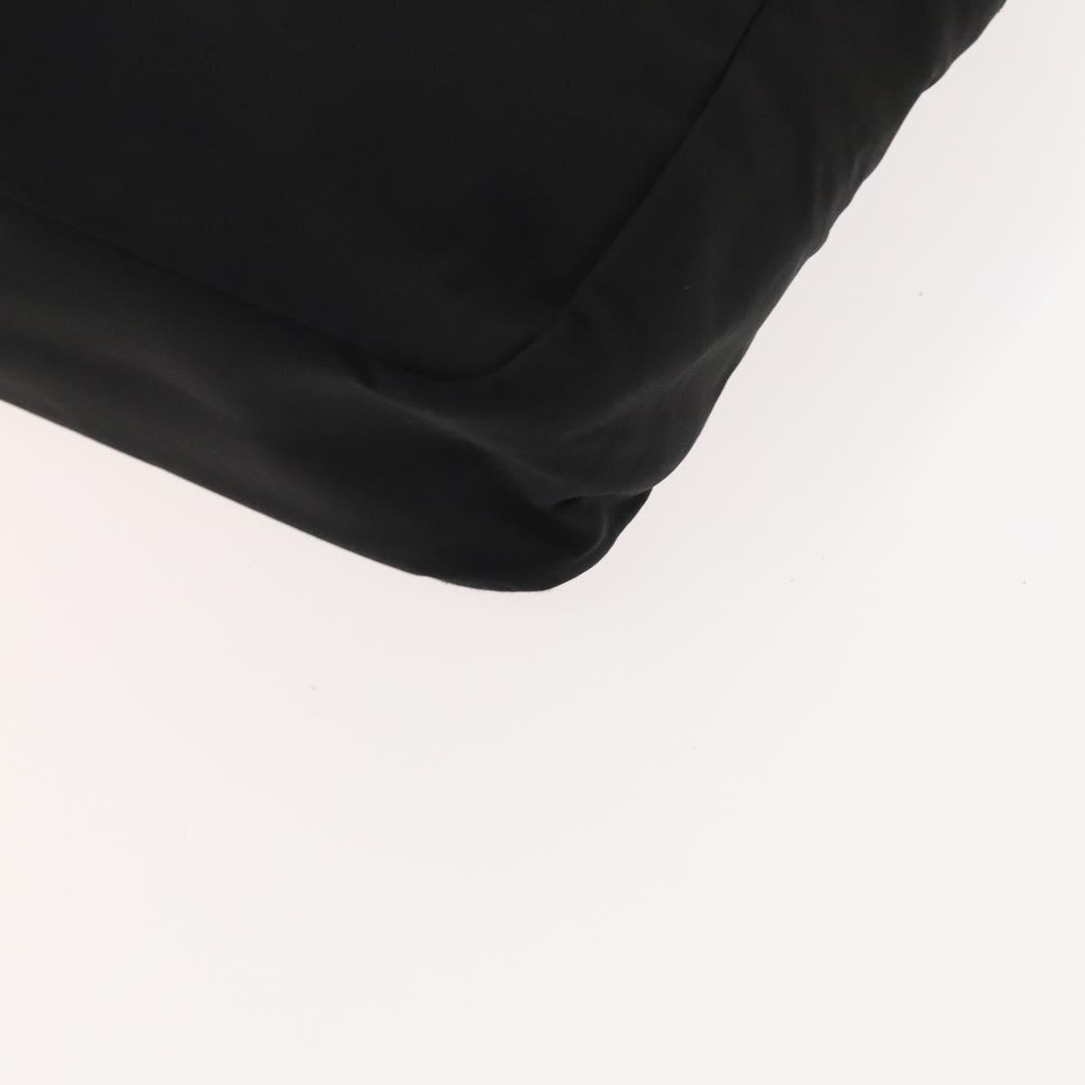 PRADA Rossa Luna Sports Body Bag Nylon Black Silver