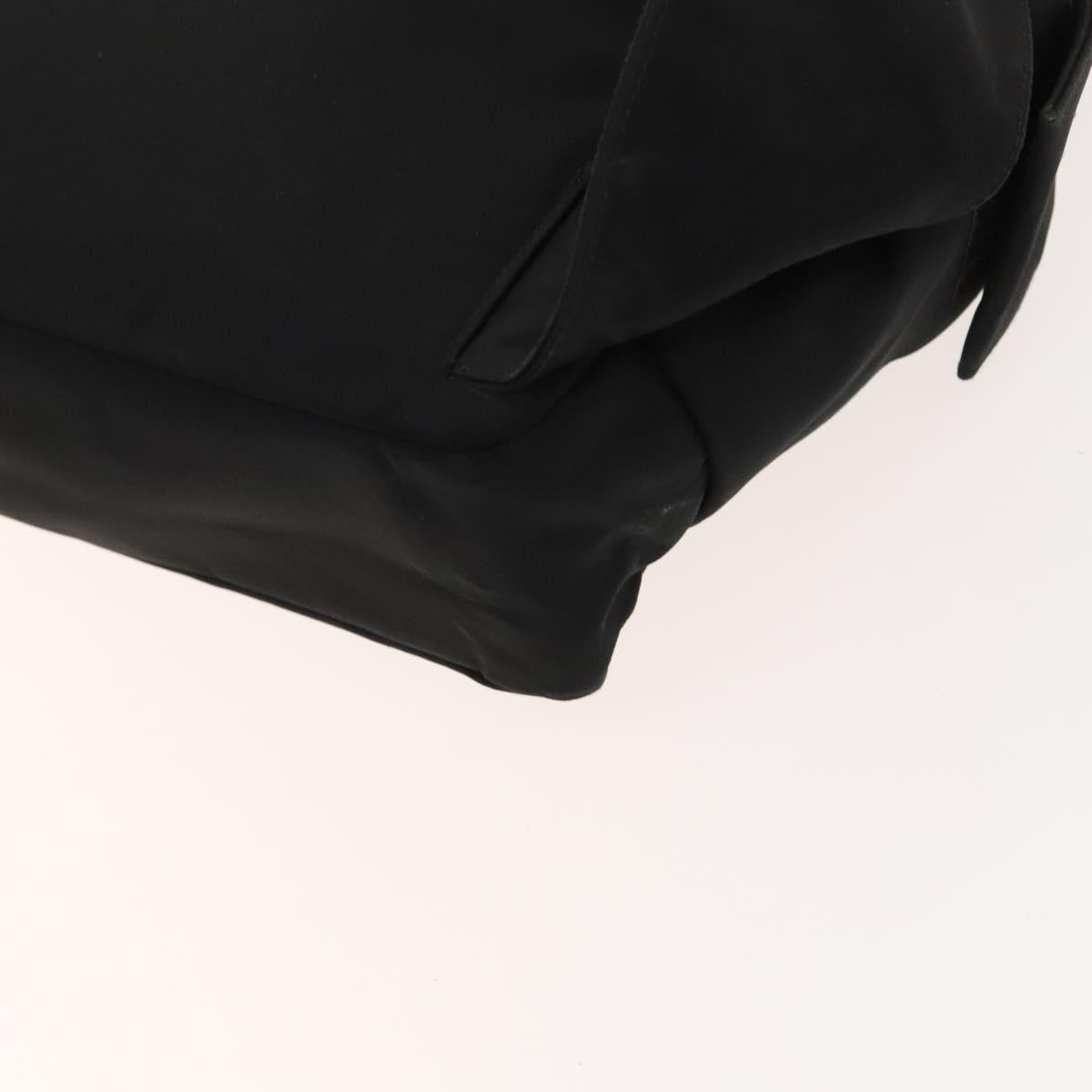 PRADA Rossa Luna Sports Body Bag Nylon Black Silver