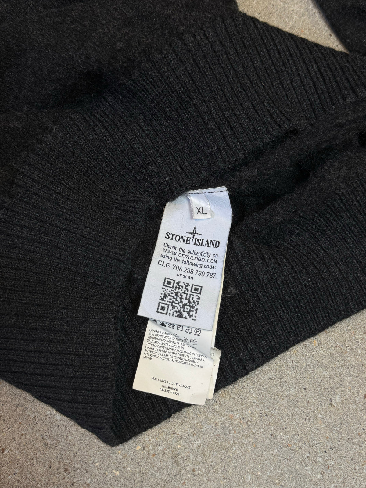 Vintage Stone Island Wool Sweater (L/XL)