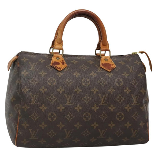 LOUIS VUITTON Monogram Speedy 30 Hand Bag / Auth 078