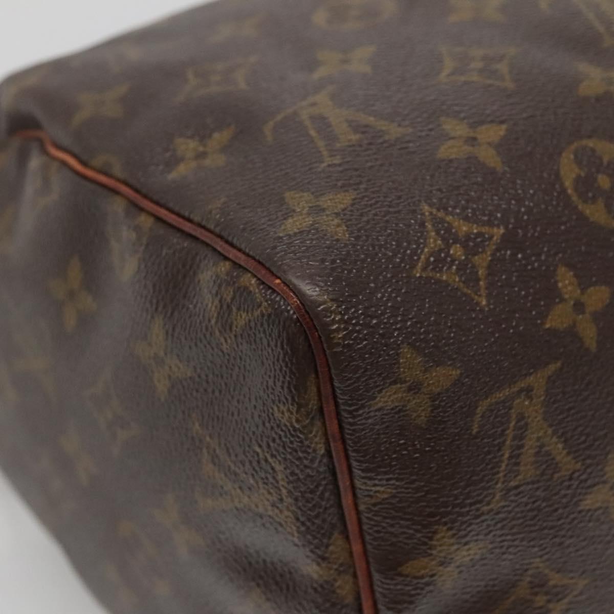 LOUIS VUITTON Monogram Speedy 30 Hand Bag / Auth 685